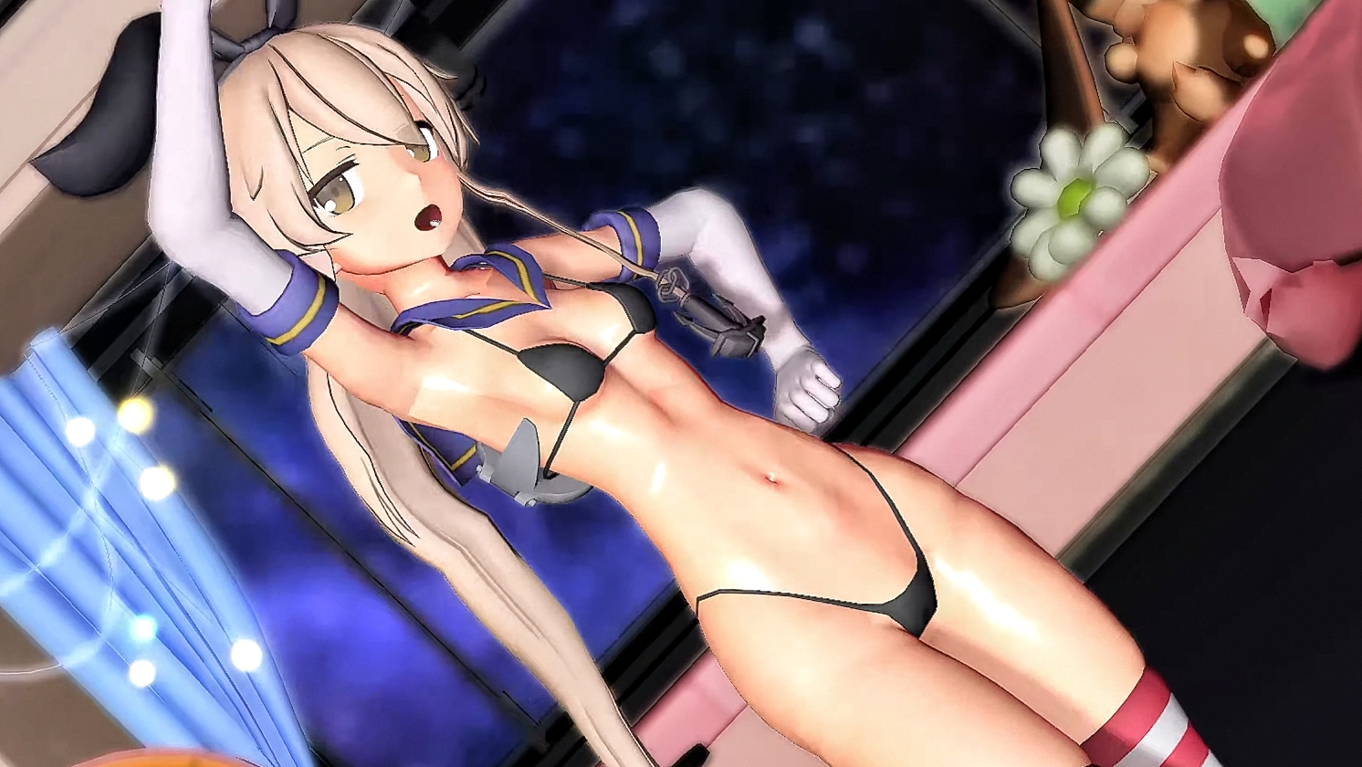 島風r15 mmd：hi-fi raverエッチショー