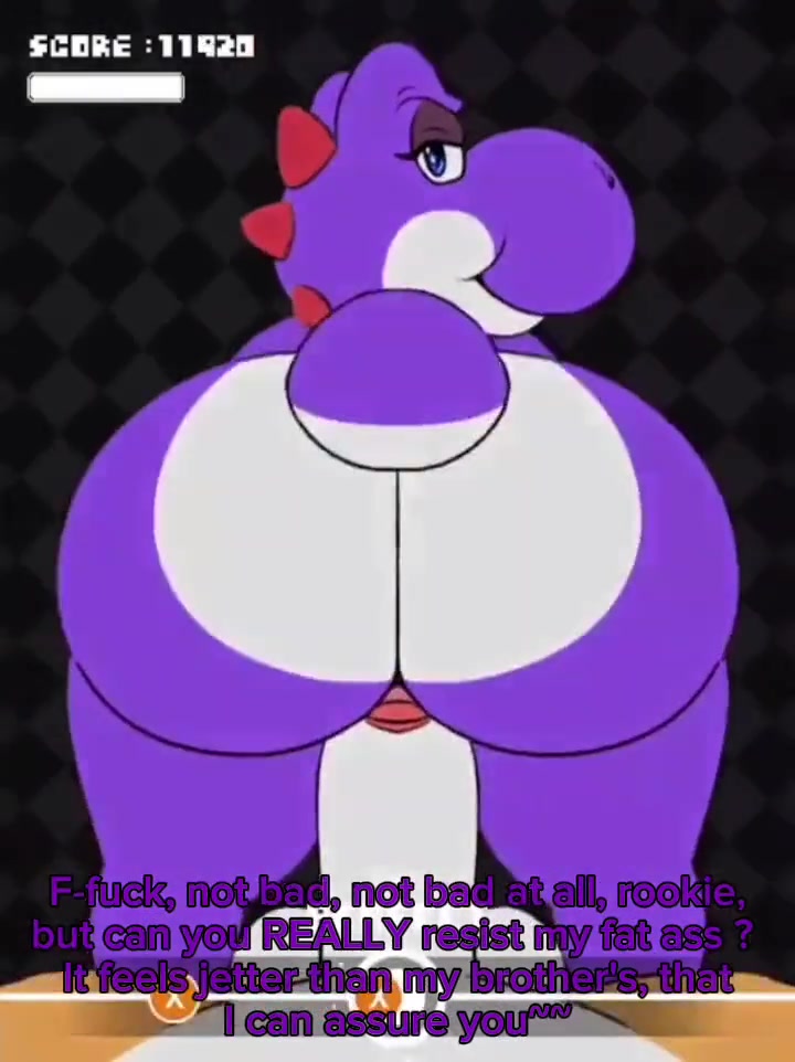 紫ヨッシーが激しく犯される（字幕）