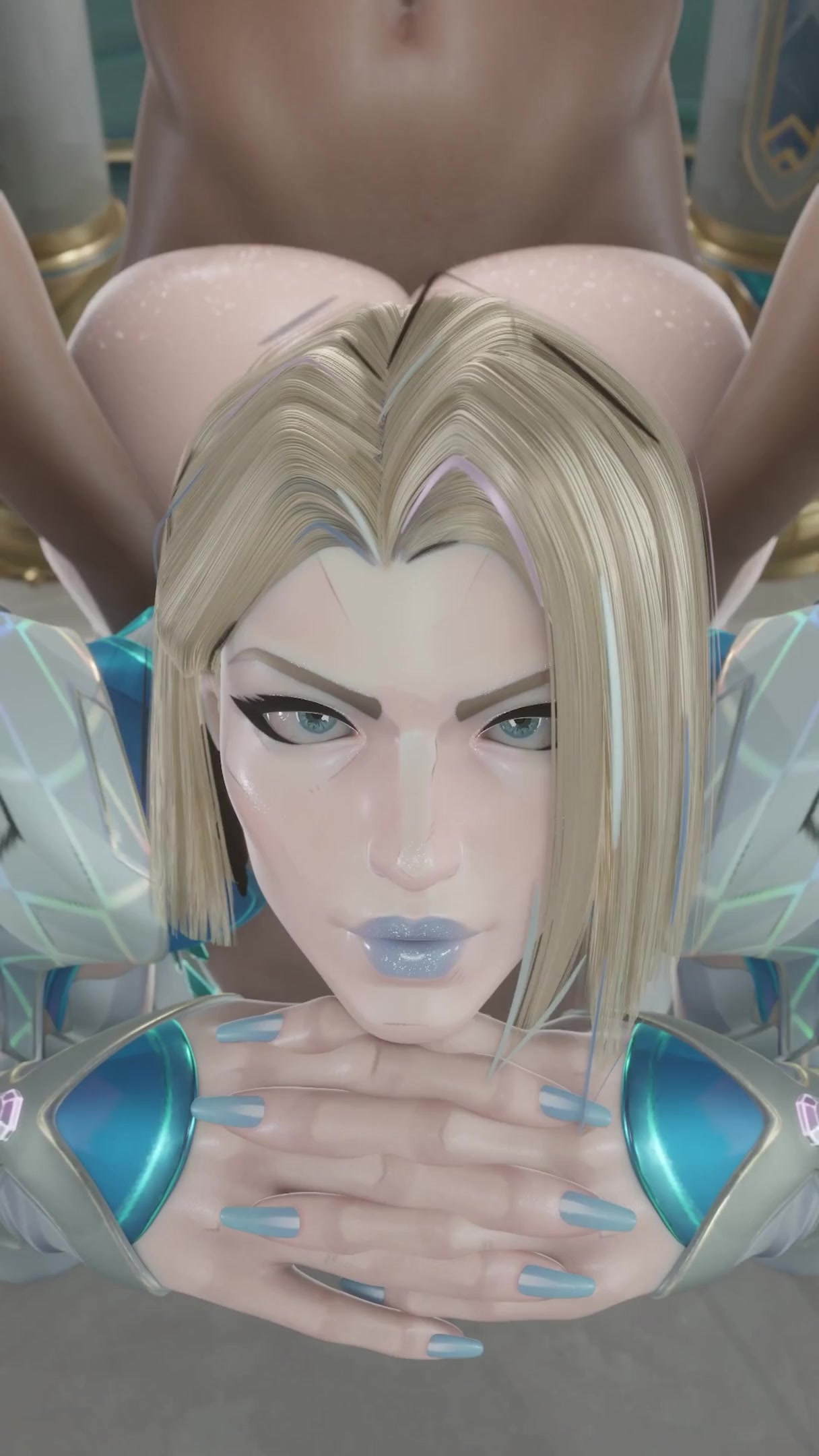 эмма фрост шалит анально сзади