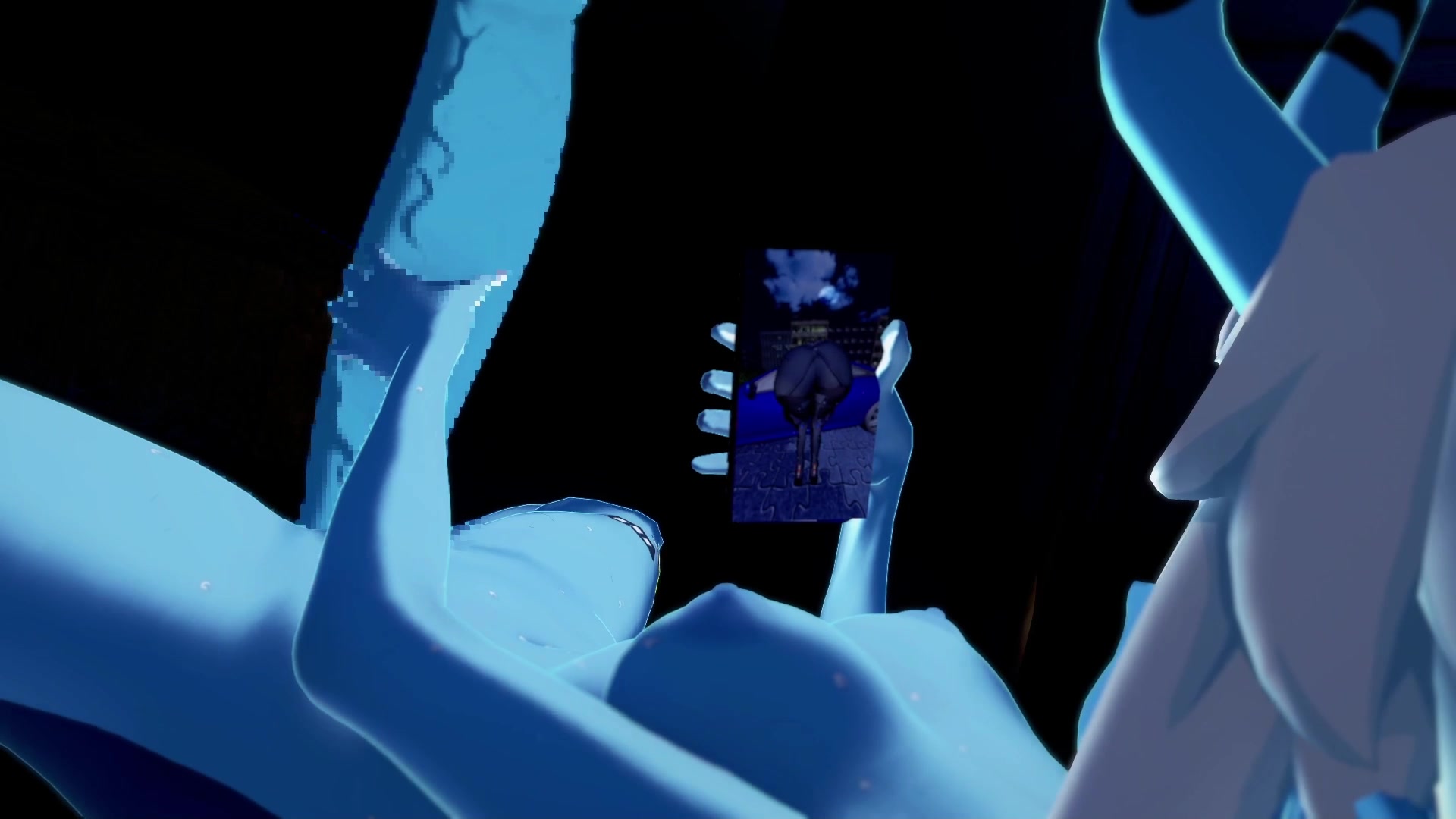 ふたなり女学生の角角ちんぽ