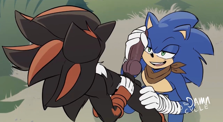 Sonic encontra shadow em um estrondo intenso