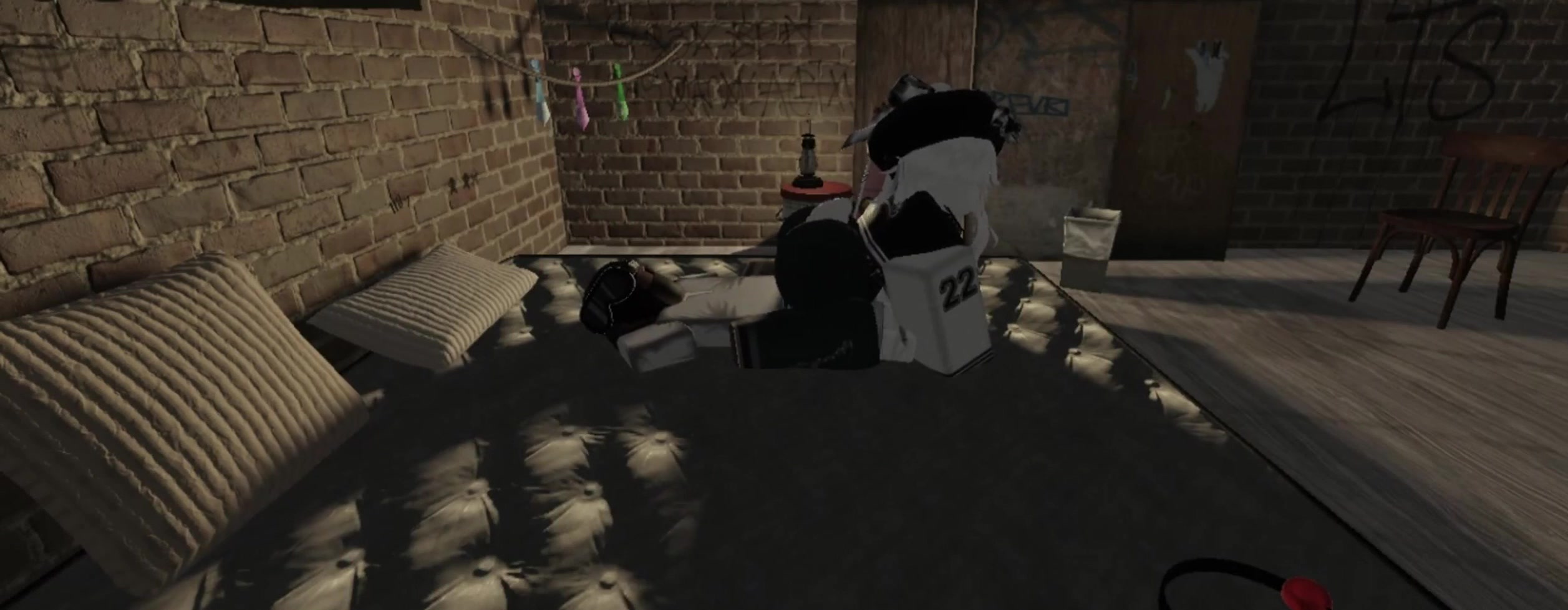 Schneehasin intensiv geblackt