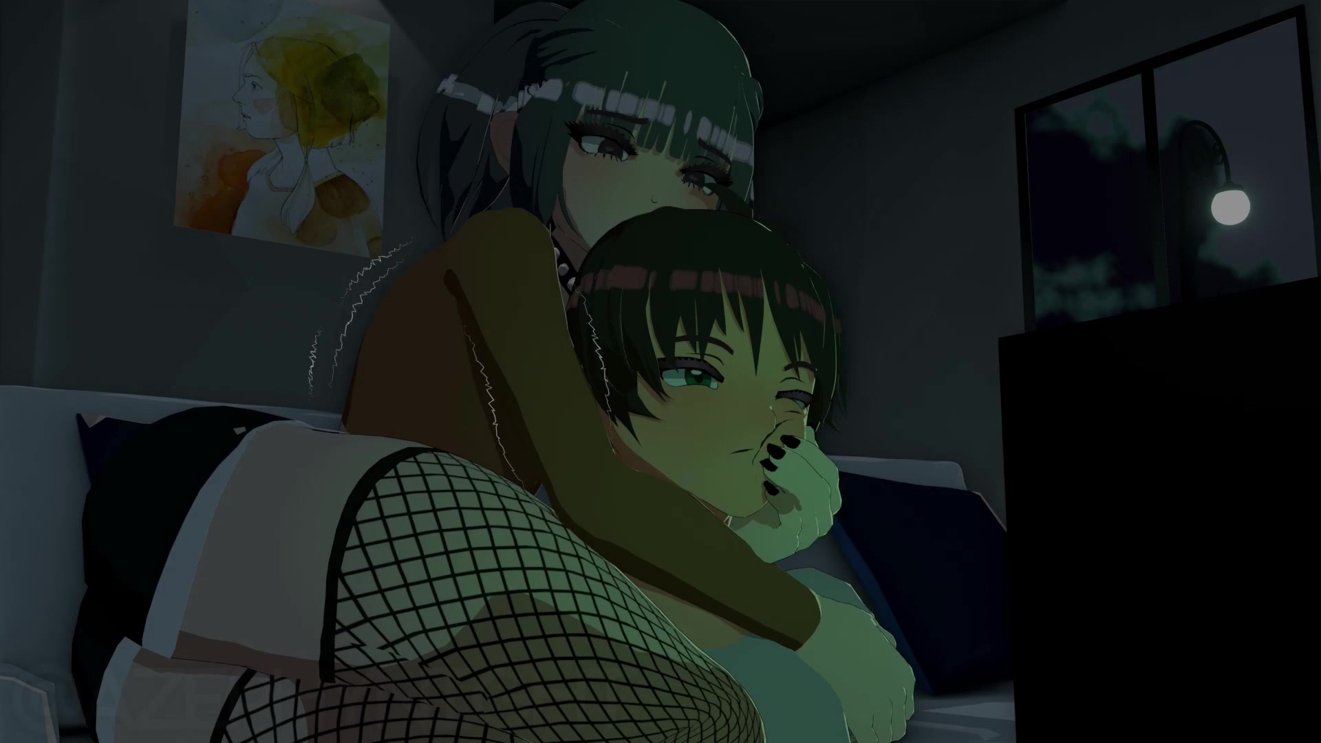 Mikasa gótica en azephynight traviesa