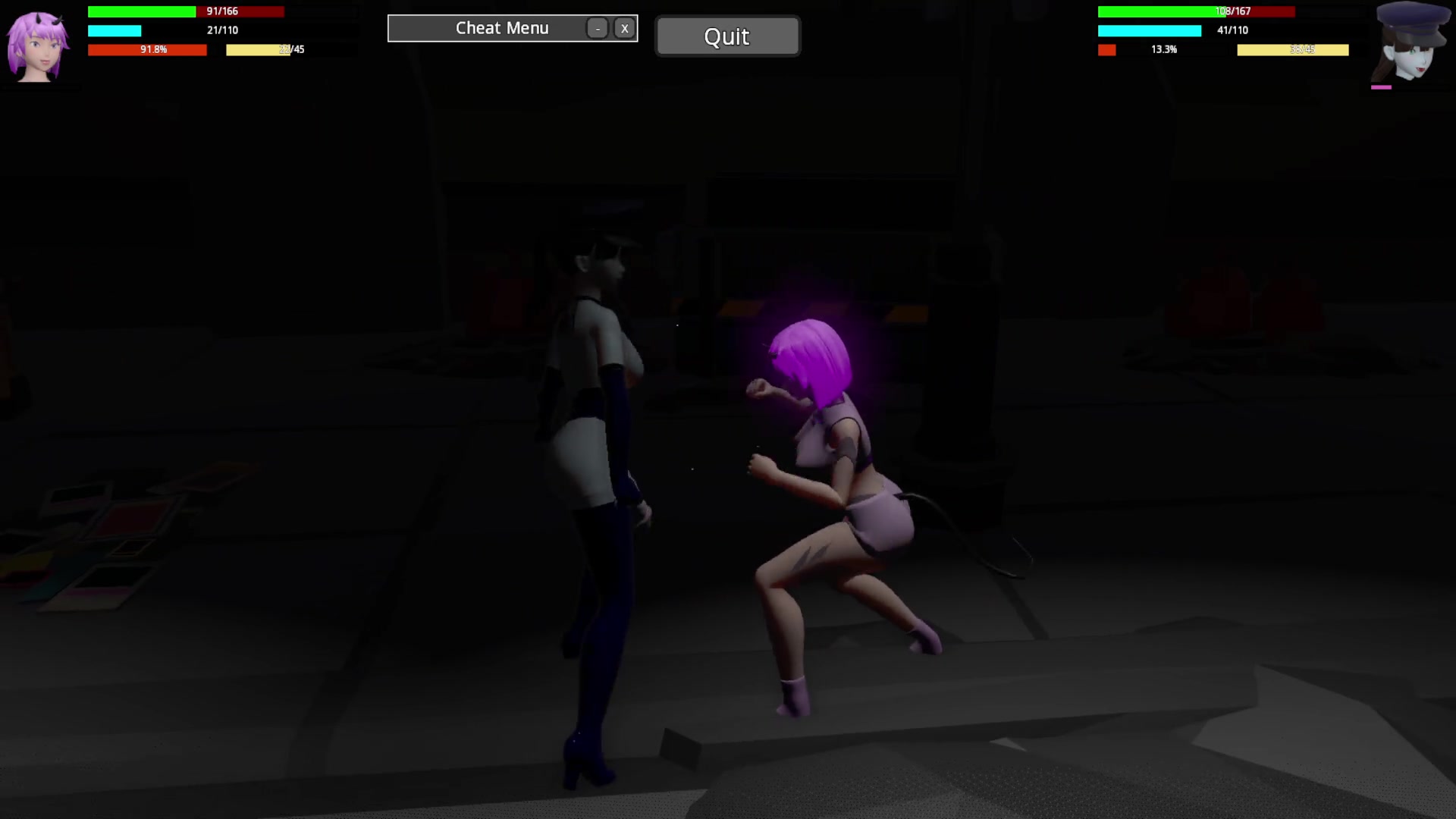 Pelea futanari tentáculo hrsl: colegiala vs malkie