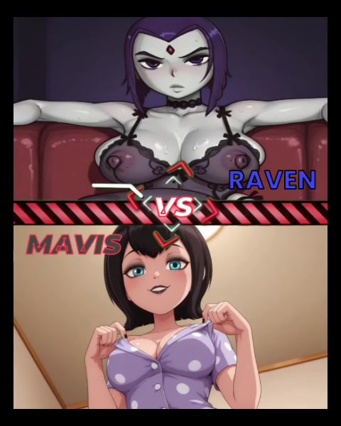 Raven vs mavis wis tentáculo futanari colegial hentai