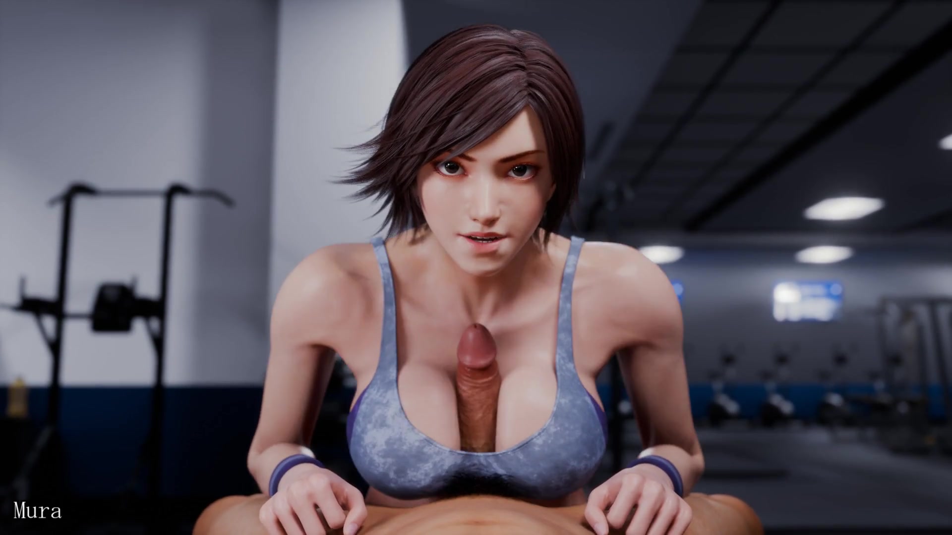 Salles de sport titty fuck avec asuka kazama