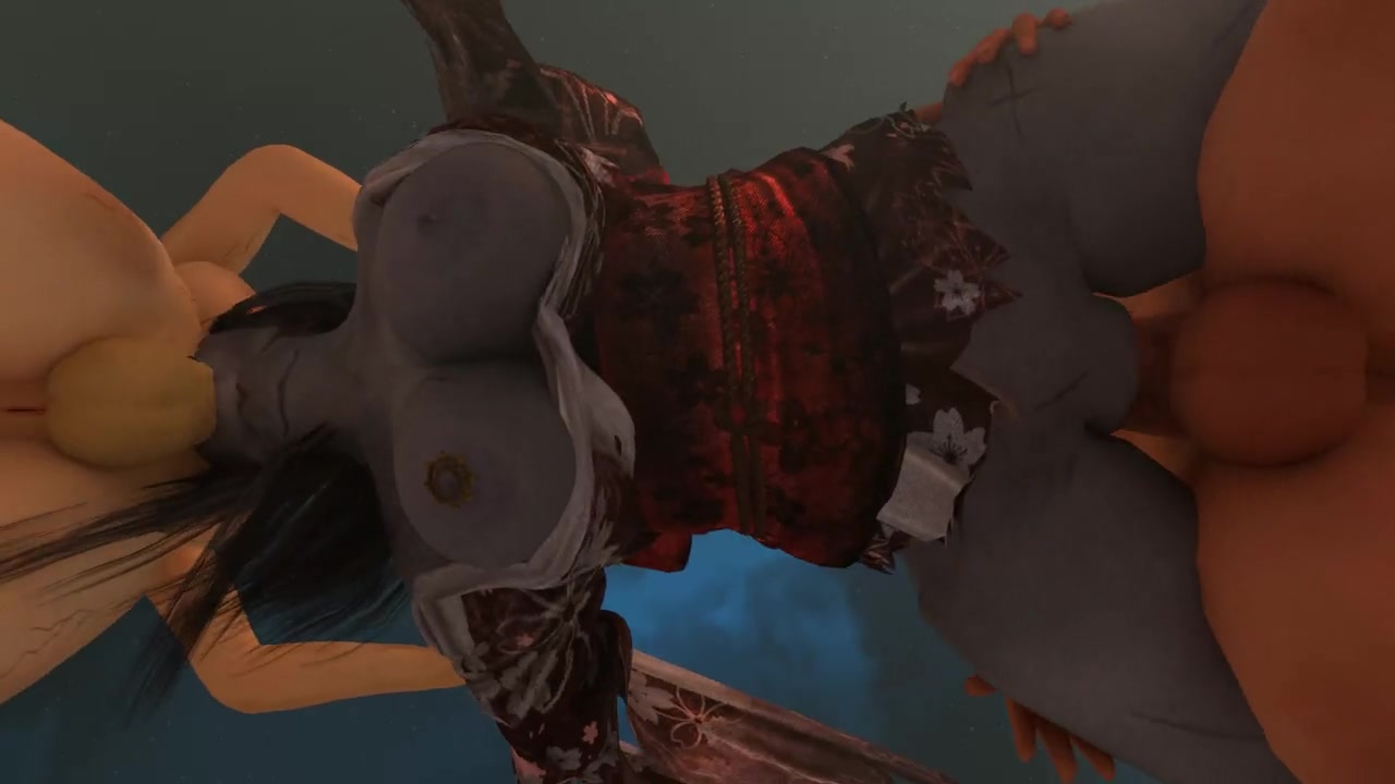 Sexe futa chaud avec infirmière à tête de bulle