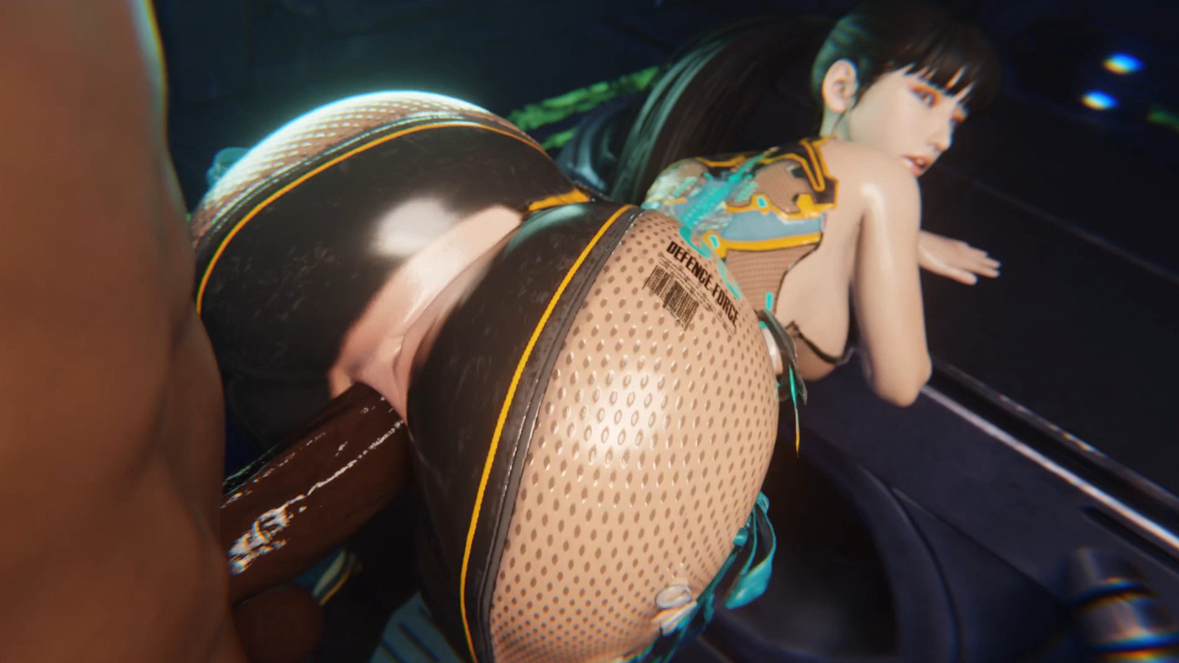 Force de défense noire sodomisée sans censure