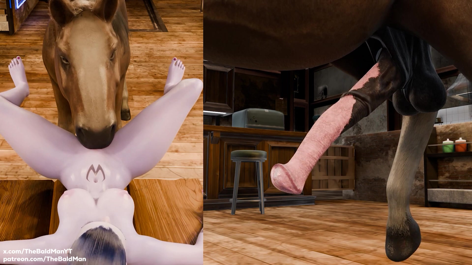 未亡人が舐められてる [ハゲ男]