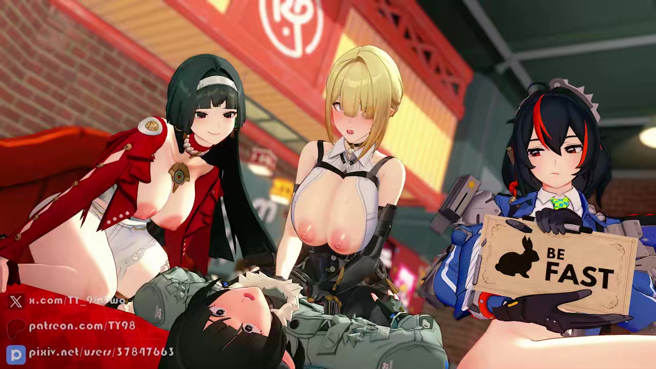 Colegial quente tentáculo futanari 3