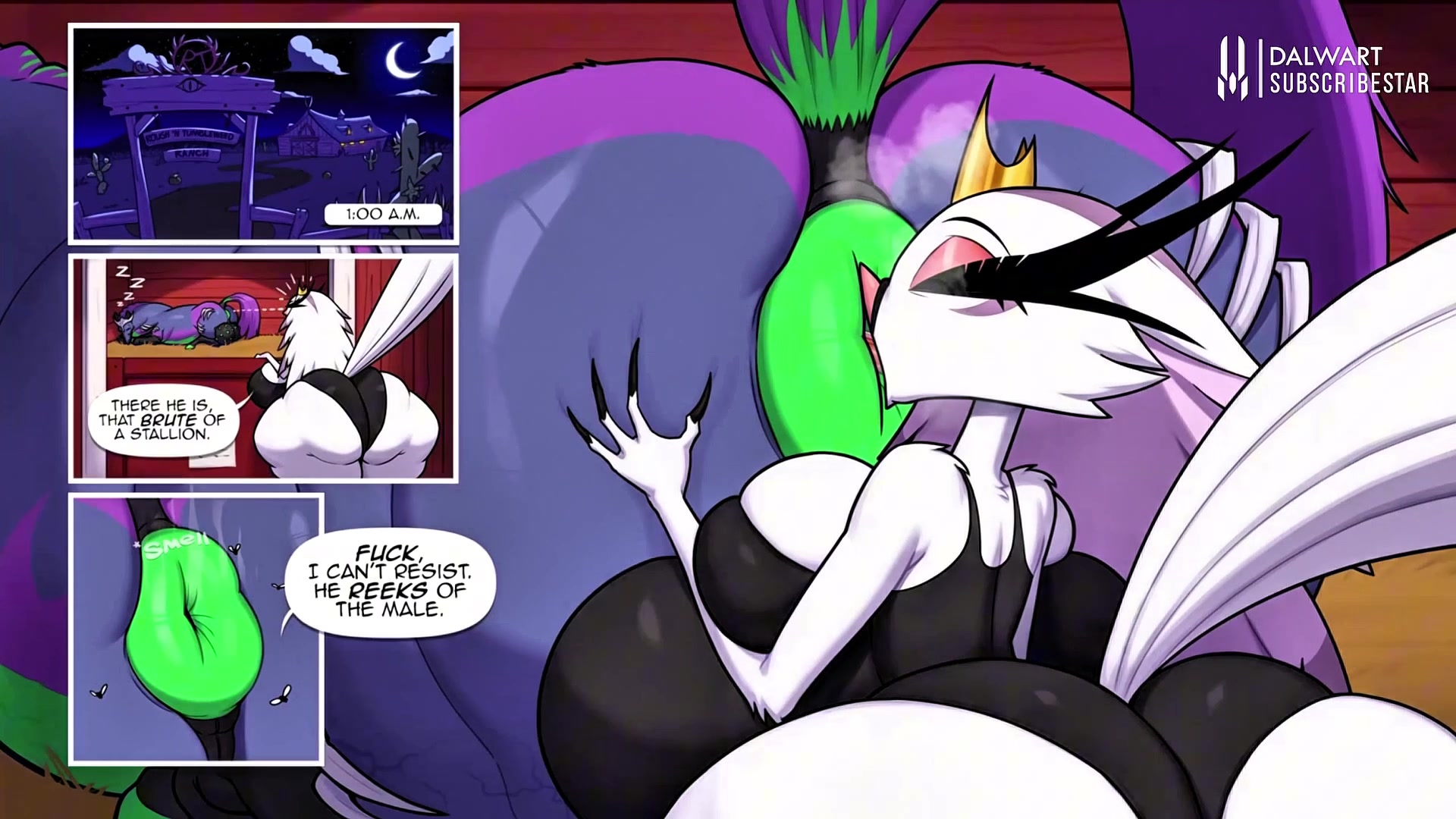 Stella addicted to horse cock