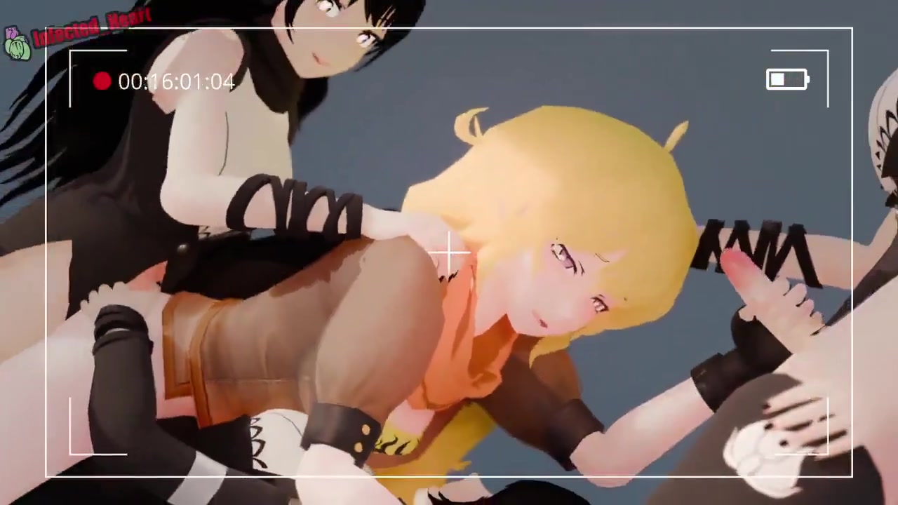 Blake crea a yang colegiala futanari tentáculo erótico