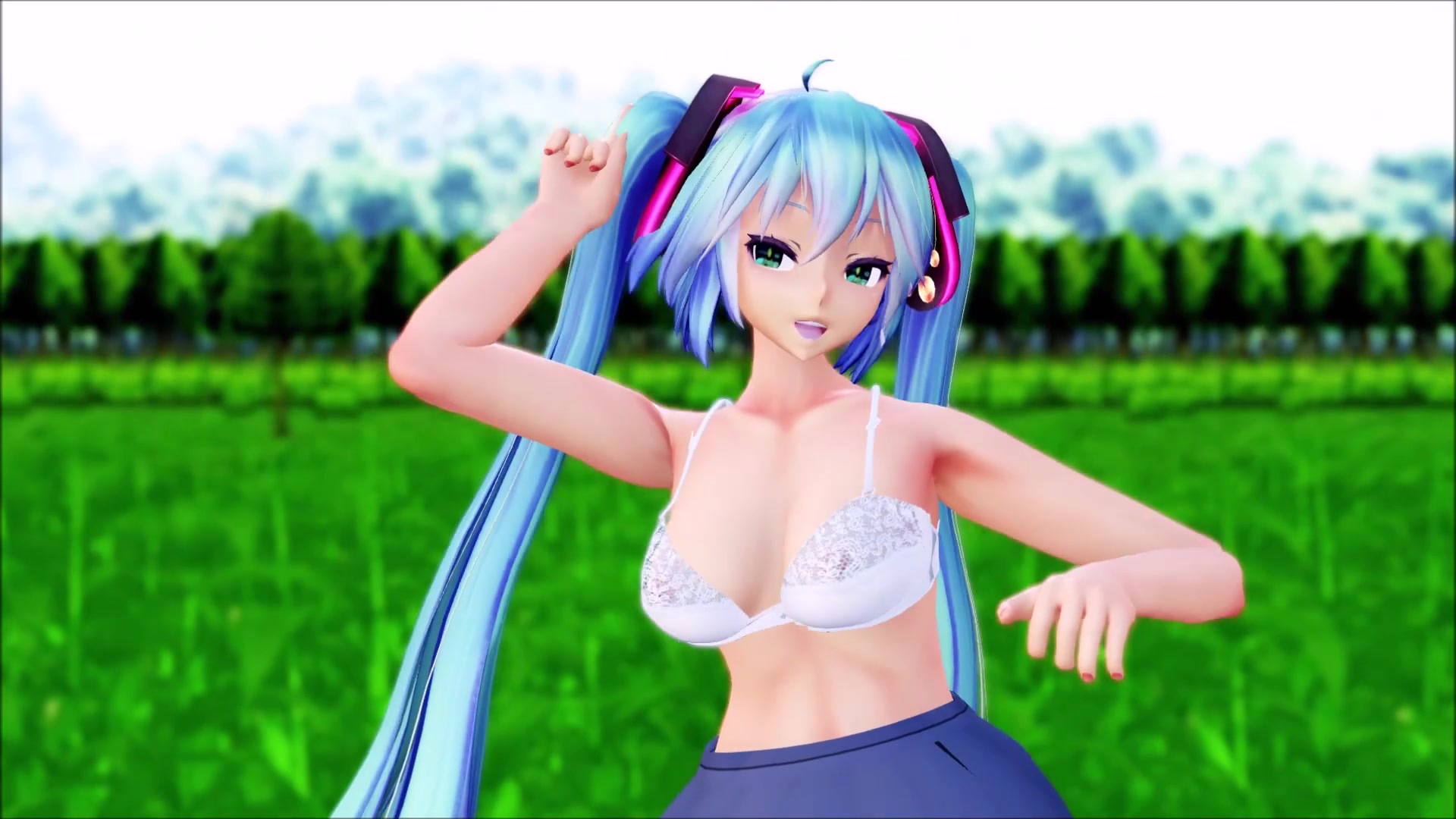 ミクがアイドルとして脱ぐ