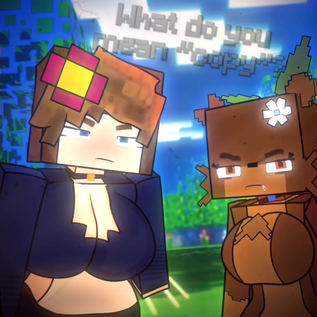 Jenny, bia y alex de minecraft en forevermore funk lento