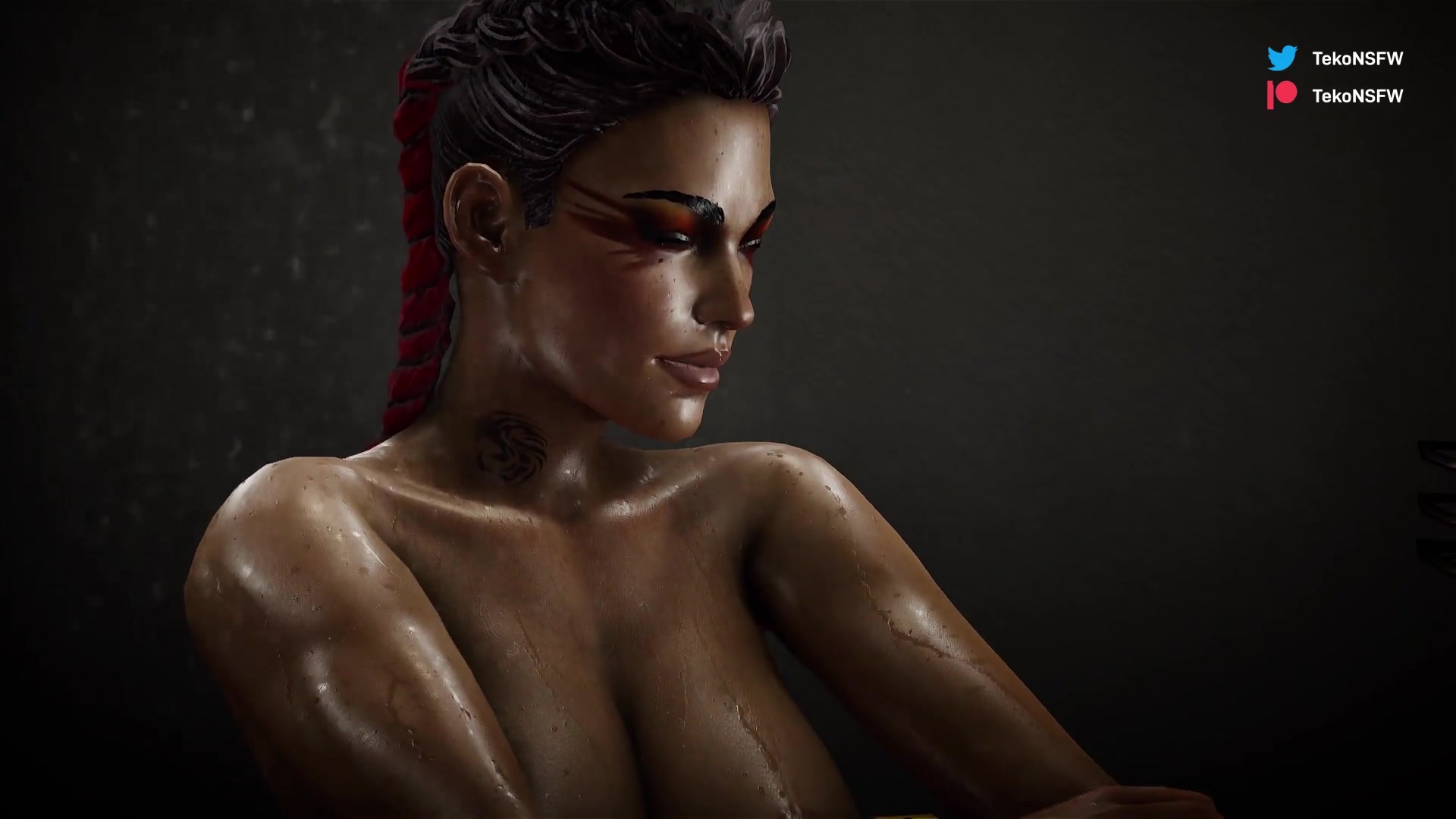 Loba andrade's intense shower clean-up