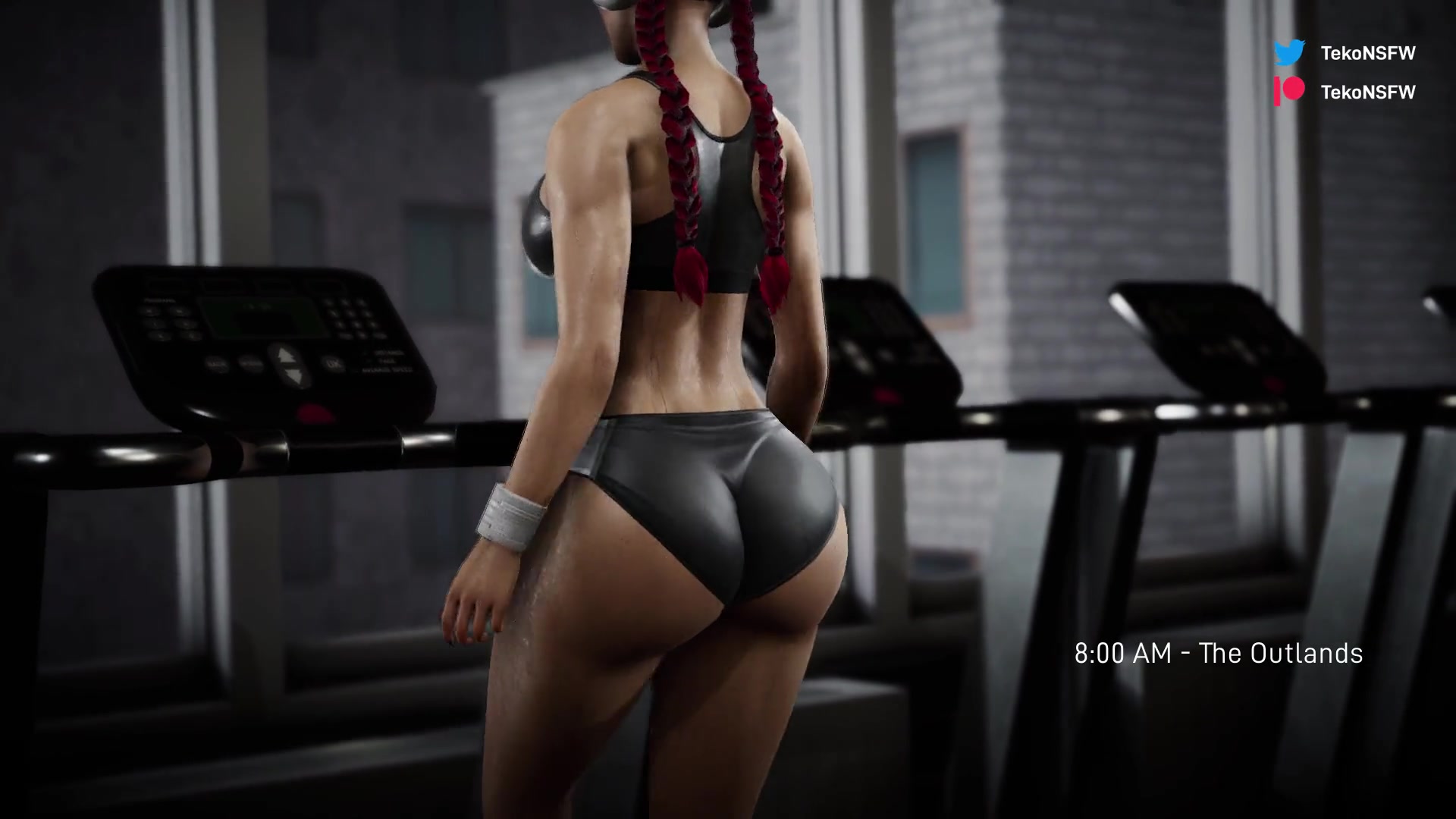 Loba andrade apex fitness ecchi futanari tentáculos vestida