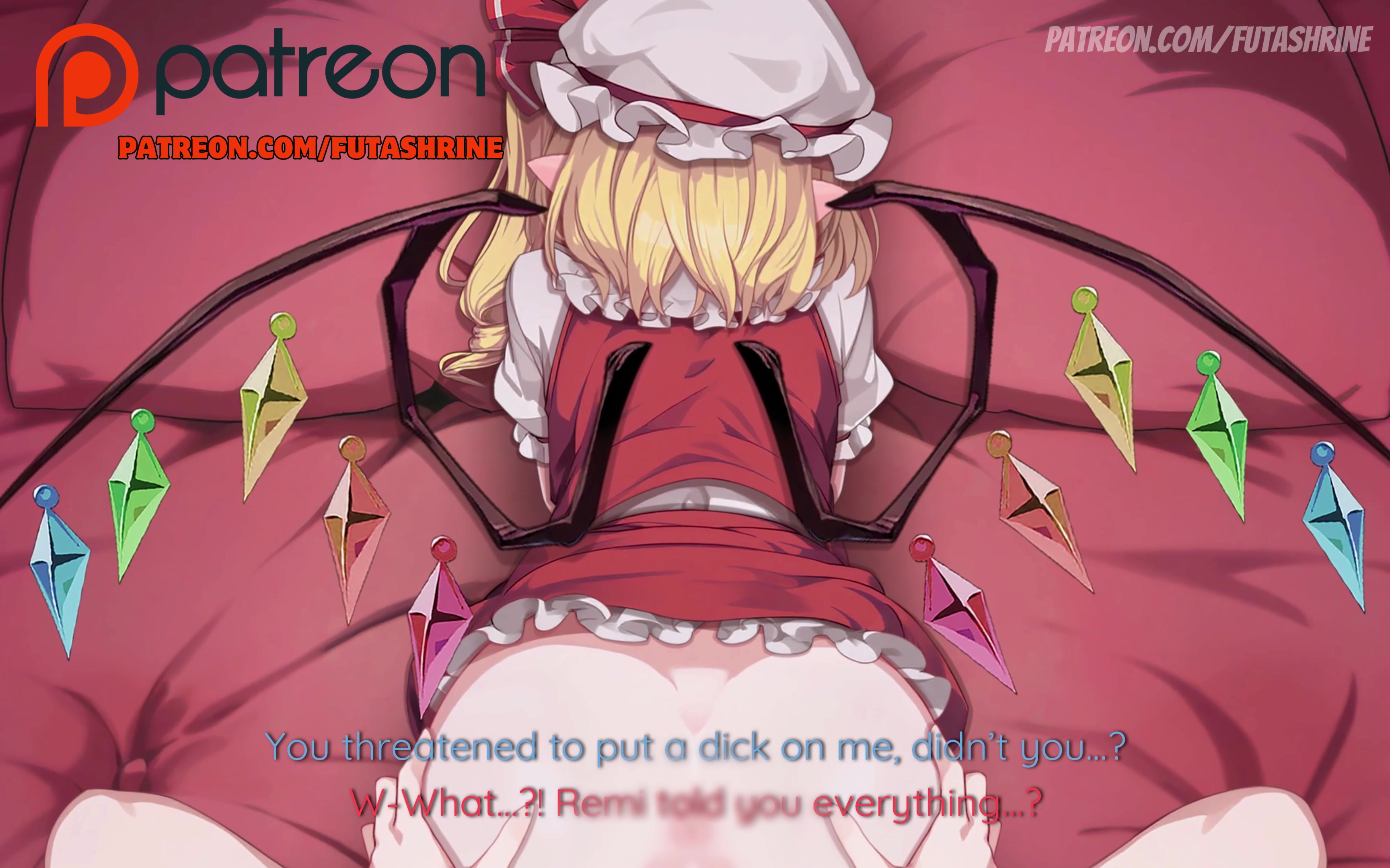 Aventura erótica futa flandre e sakuya