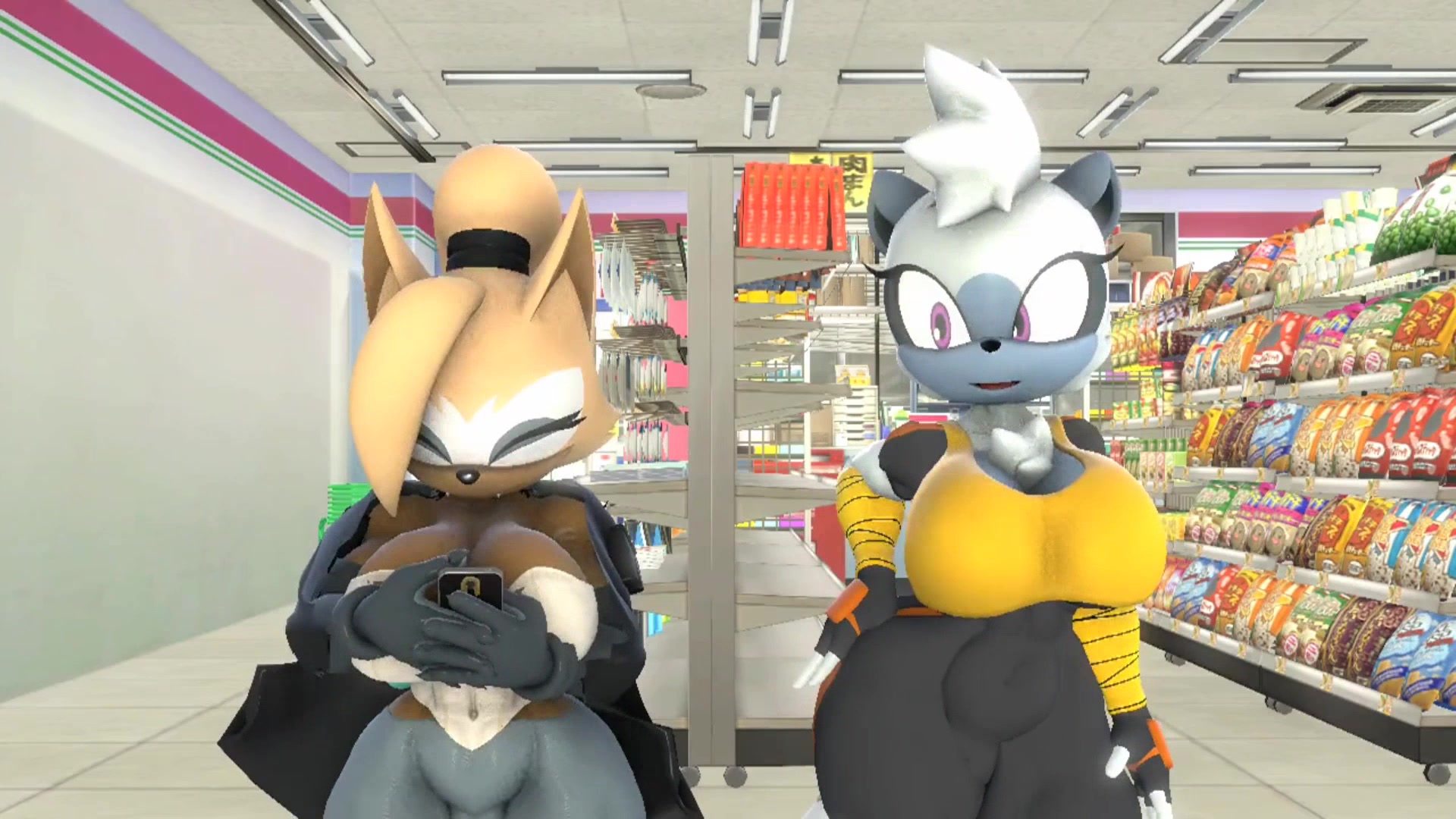 Escuela de tentáculos calientes y susurros futanari ecchi