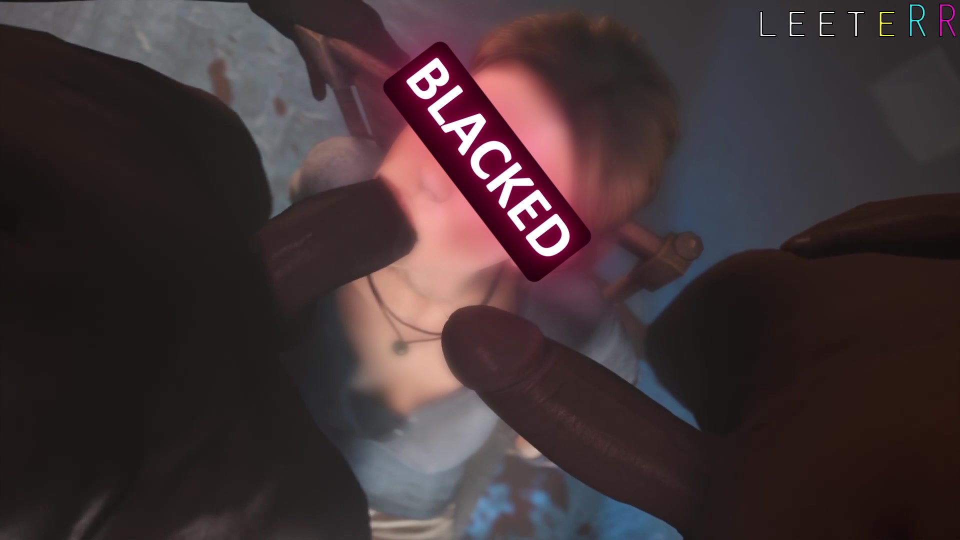 淘气的拉拉满嘴 [blacked]
