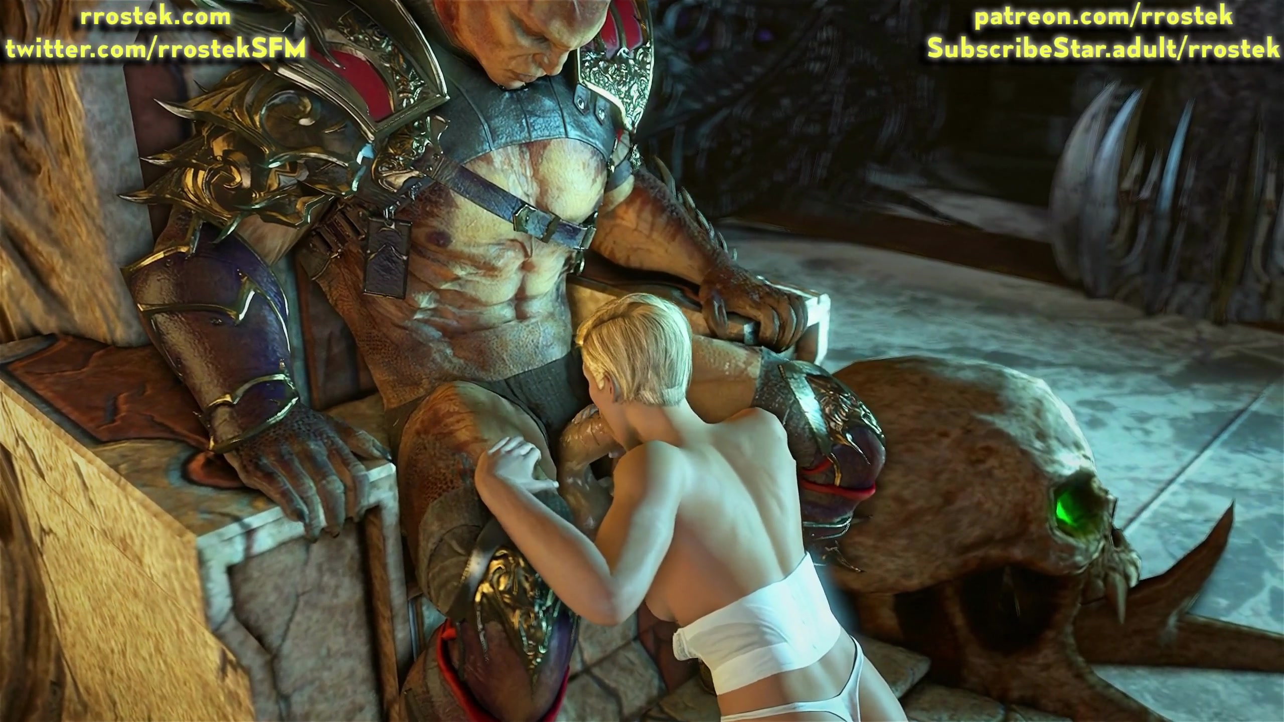 Shao kahns schwanz von cassie cage bedient