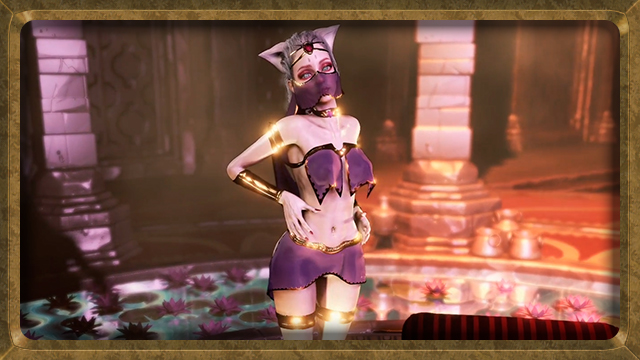 赤脚猫女妾在埃及绿洲寺庙跳肚皮舞