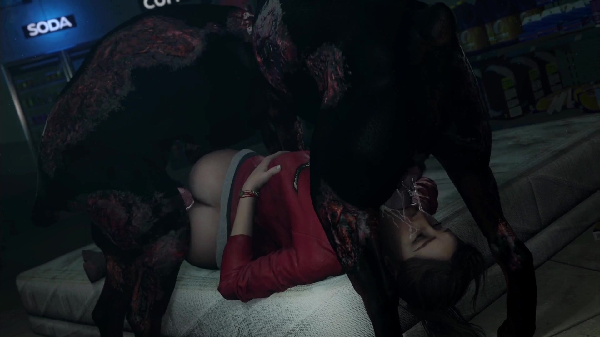 क्लेयर रेडफील्ड z-डॉग्स फुटानारी टेंटेकल एची