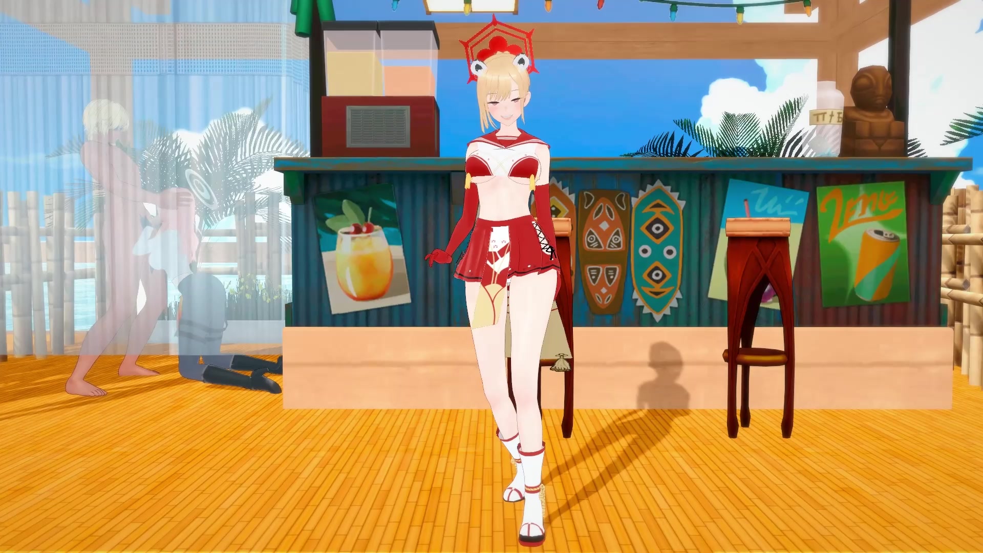 нтр танцевальная оргия: китагава марин, инӯи садзюна и синдзю mmd-bug