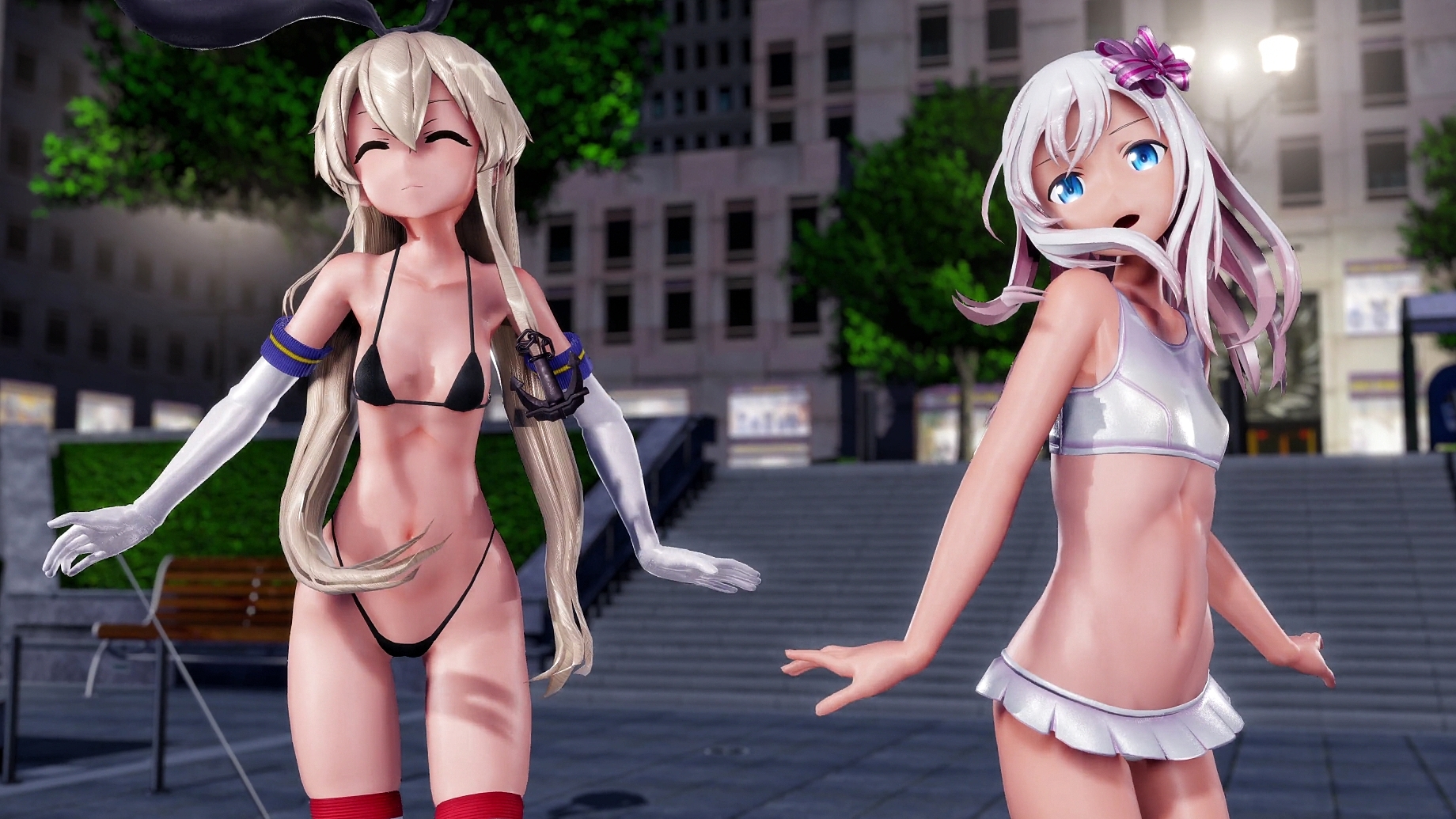 симаказе и ro500 танцевальный зал сердечного пирога mmd r18