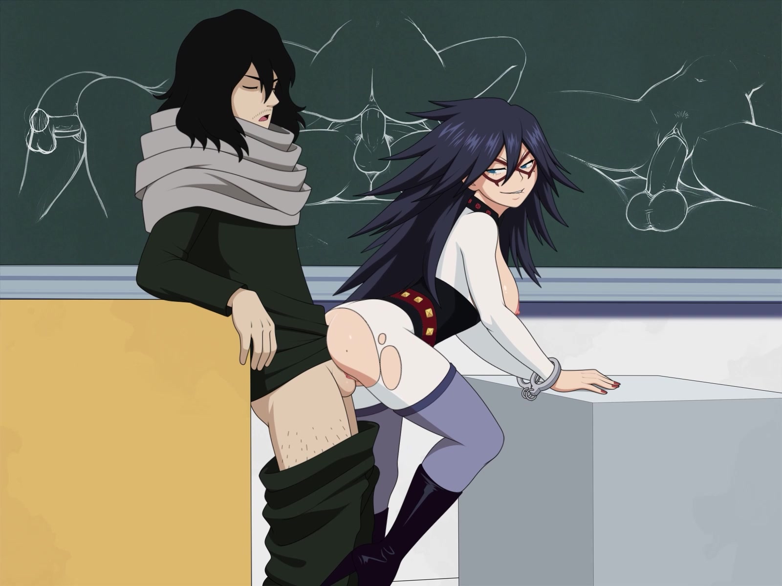 扶她女学生触手色情性教育