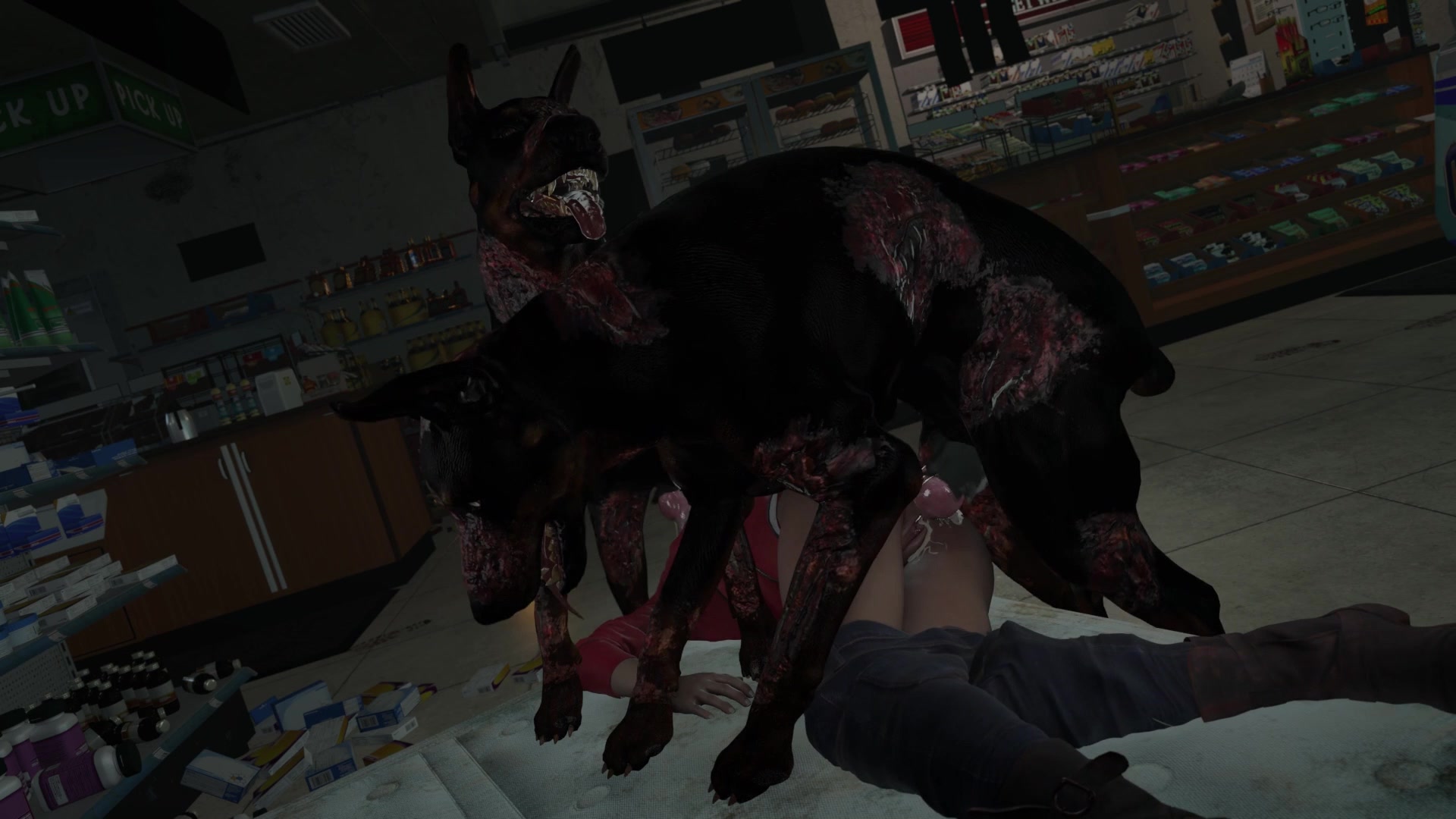 A darktronicksfm de claire, escola de tentáculos futanari aluna ecchi