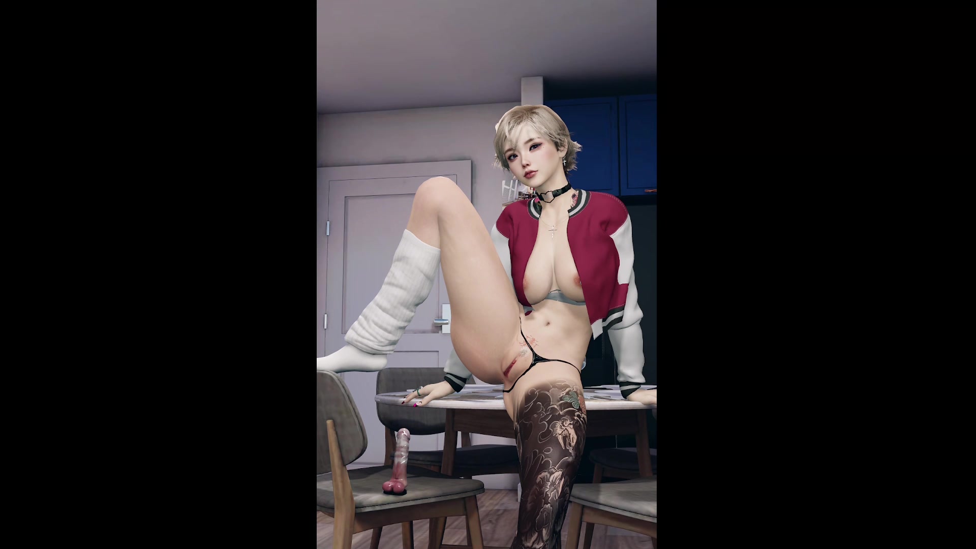 Tattooed girls futanari tentacle ecchi