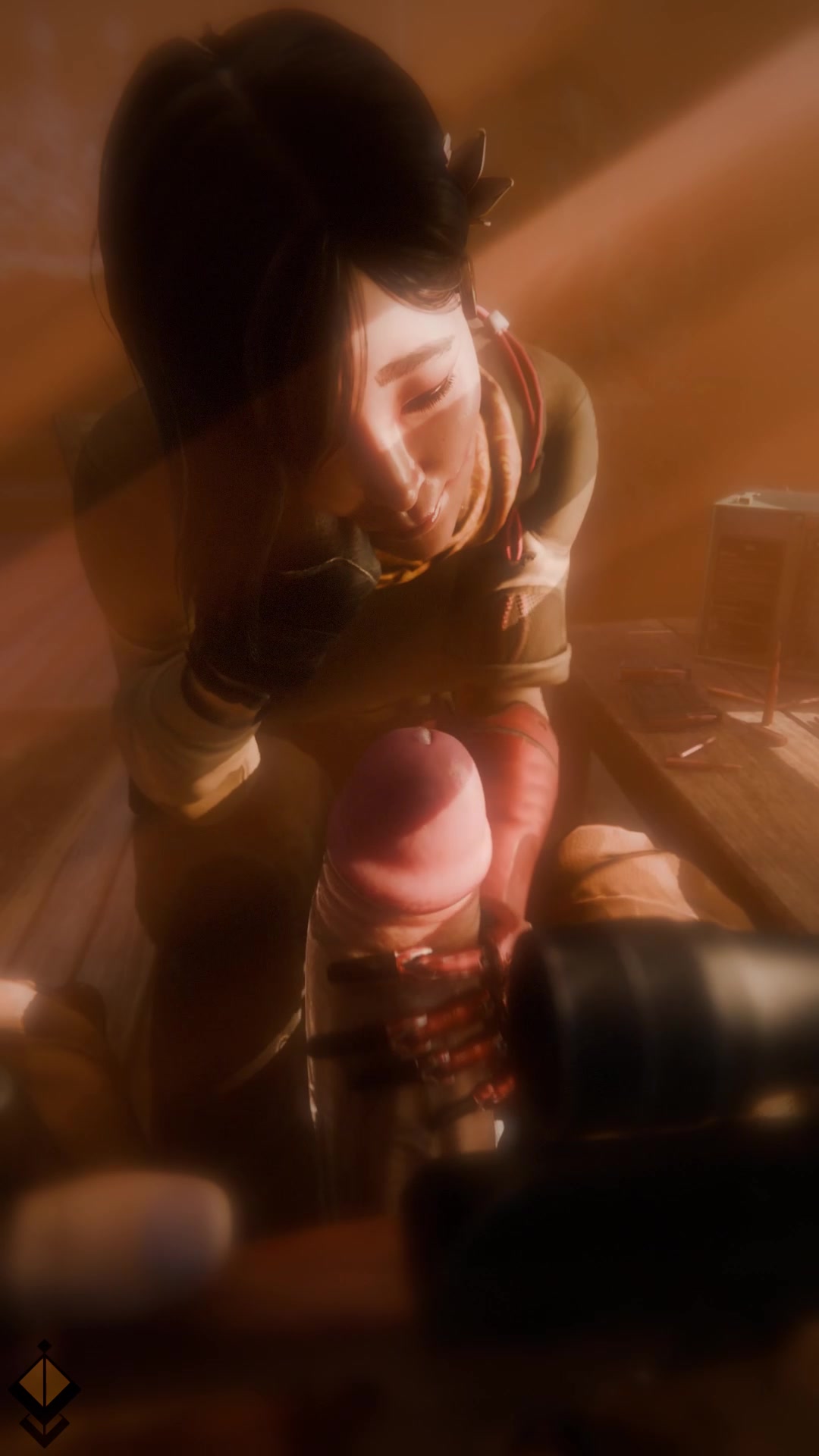 эротическая тренировка аруни: школьница-тентакль-футанари