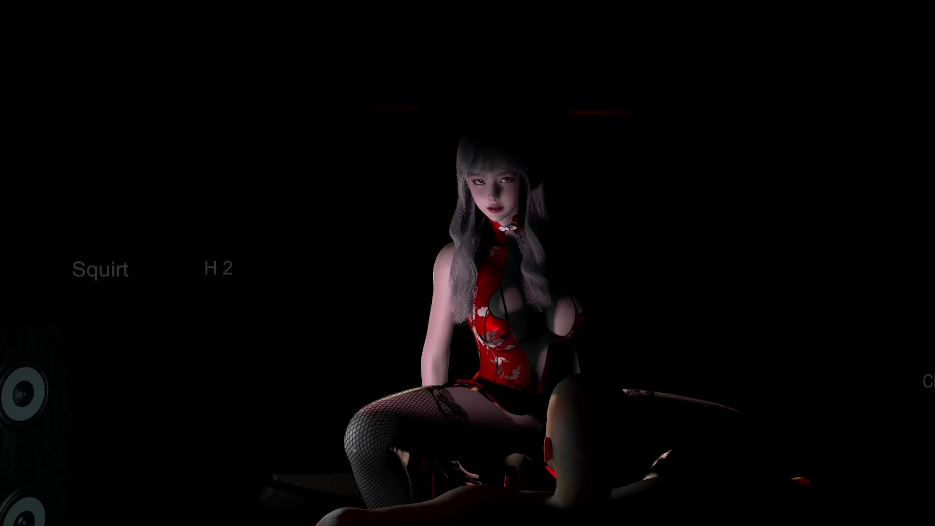 Danse privée d'une fille en qipao