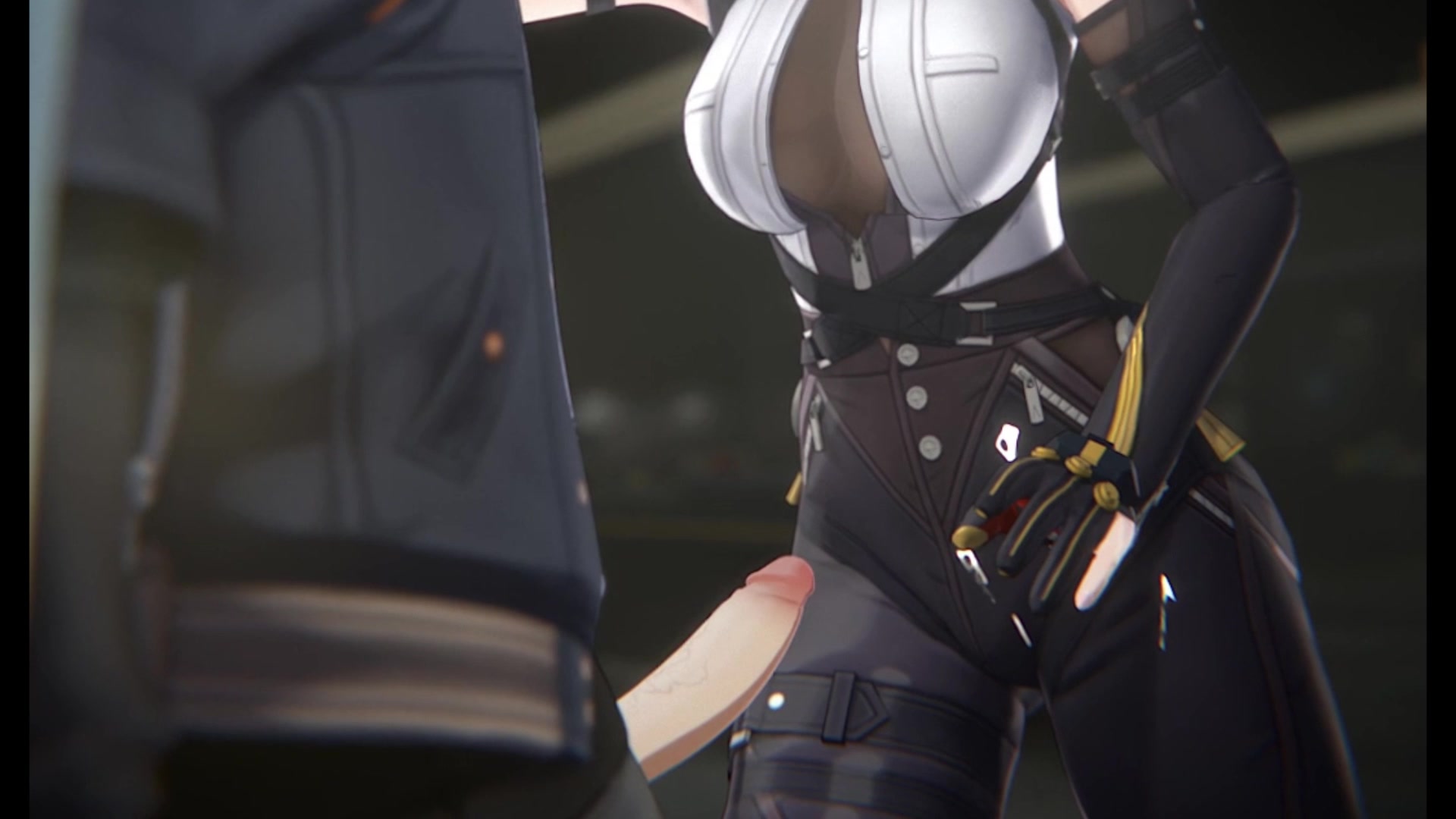 Evelyn shows off her skills