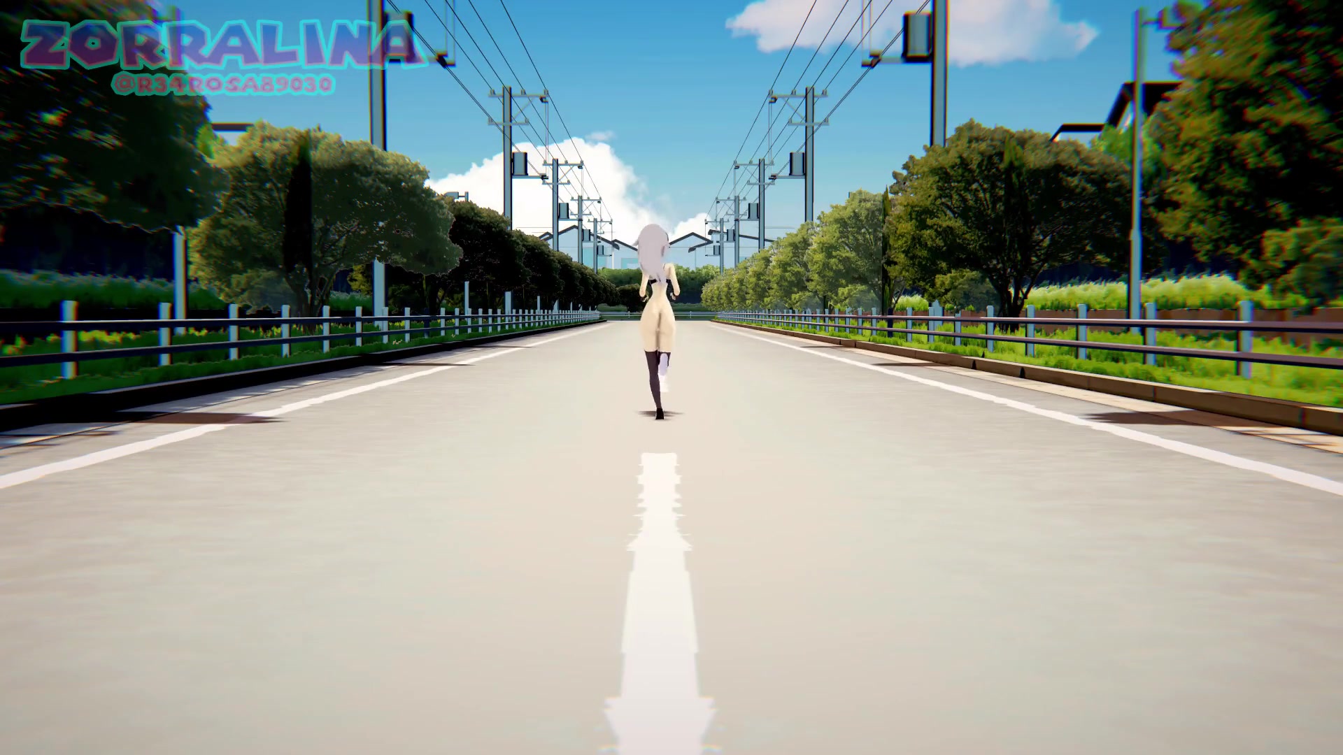 Loona's naughty morning walk - futanari schoolgirl tentacle ecchi