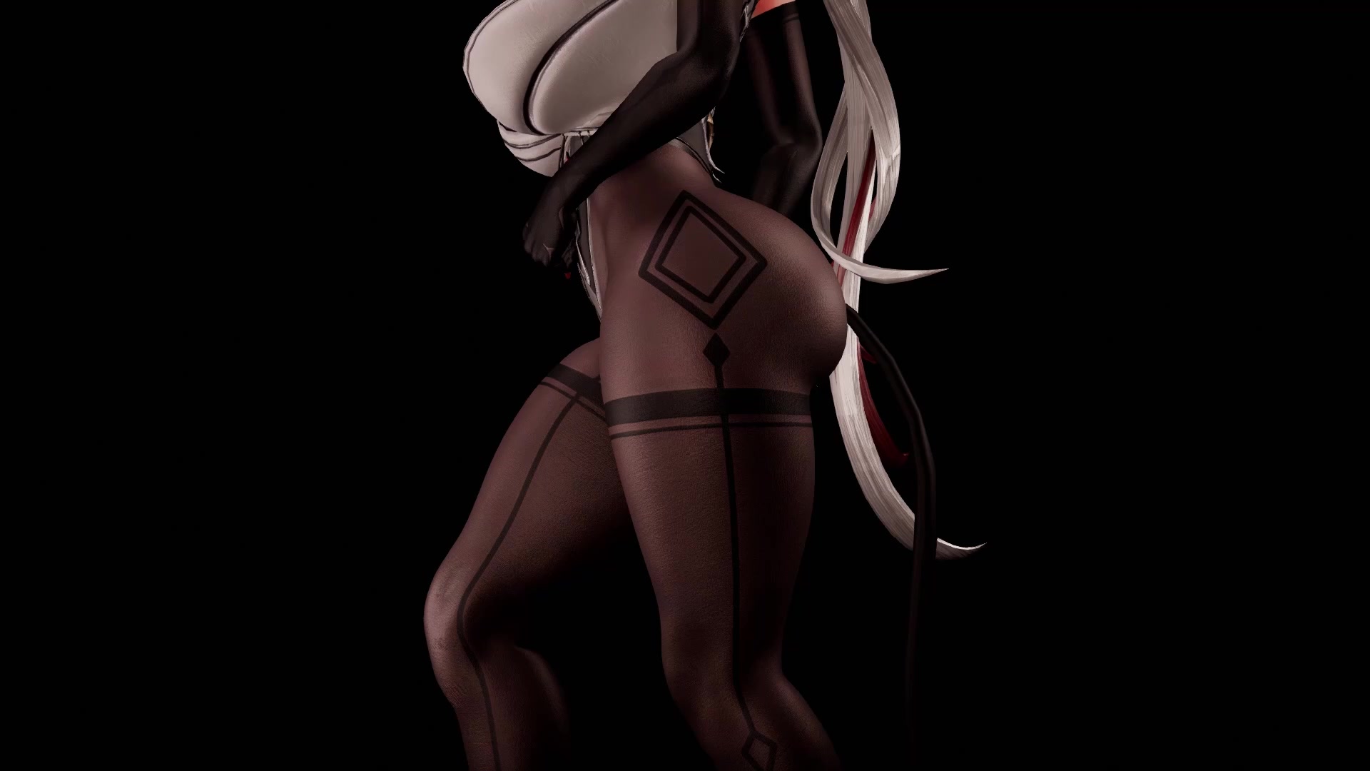 ふたなり女子校生触手エッチ噴水