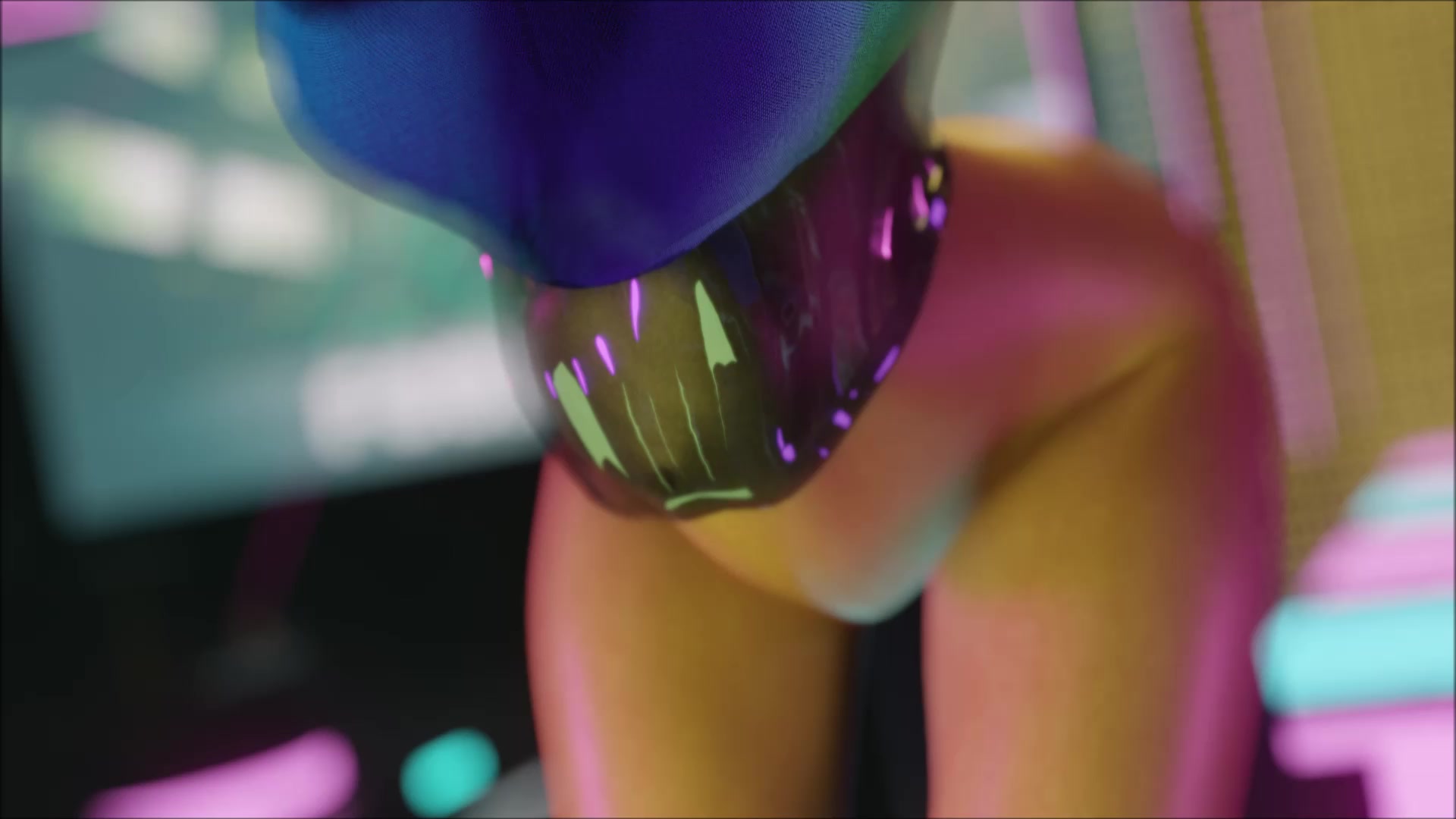 Glóbulos fálicos equinos: escola de meninas futa com lua azul