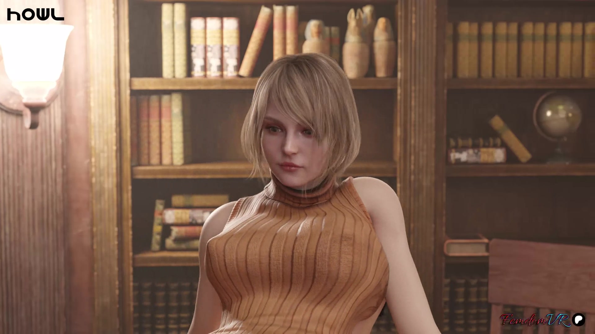 Ashley femdom thighjob