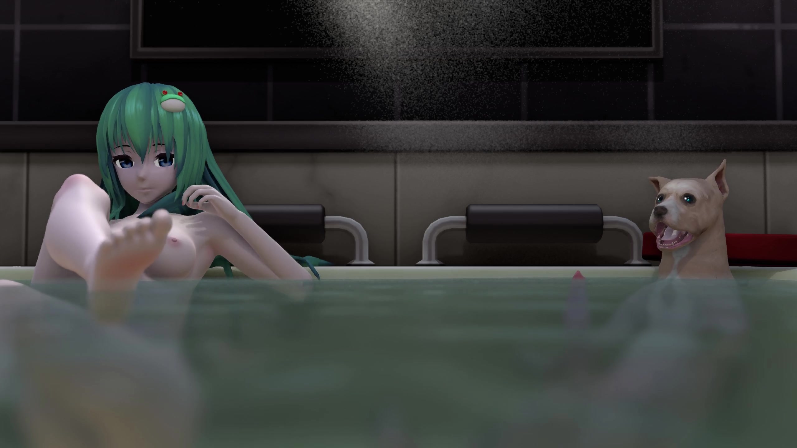 Sanae bestia canina futanari tentácul...