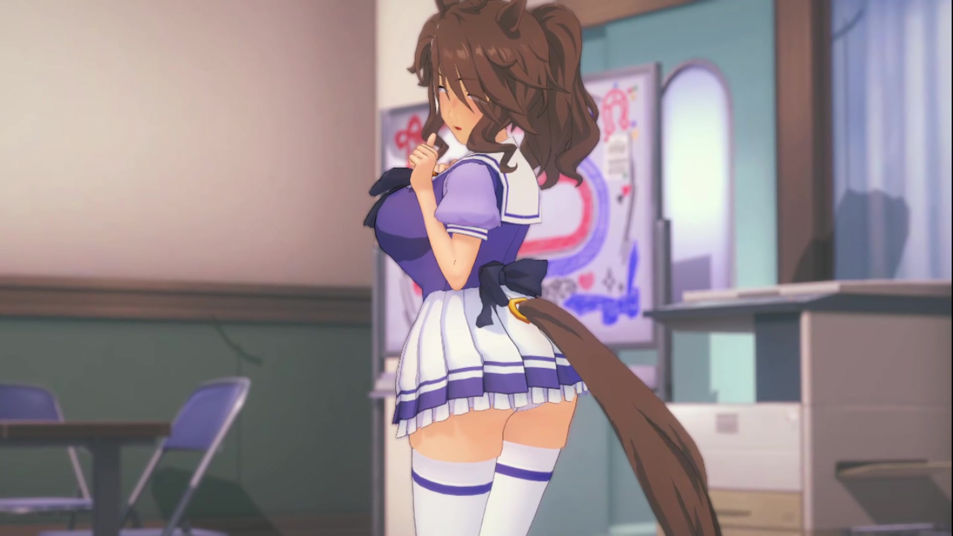 Mejiro palmer uma musume anime erótico intenso