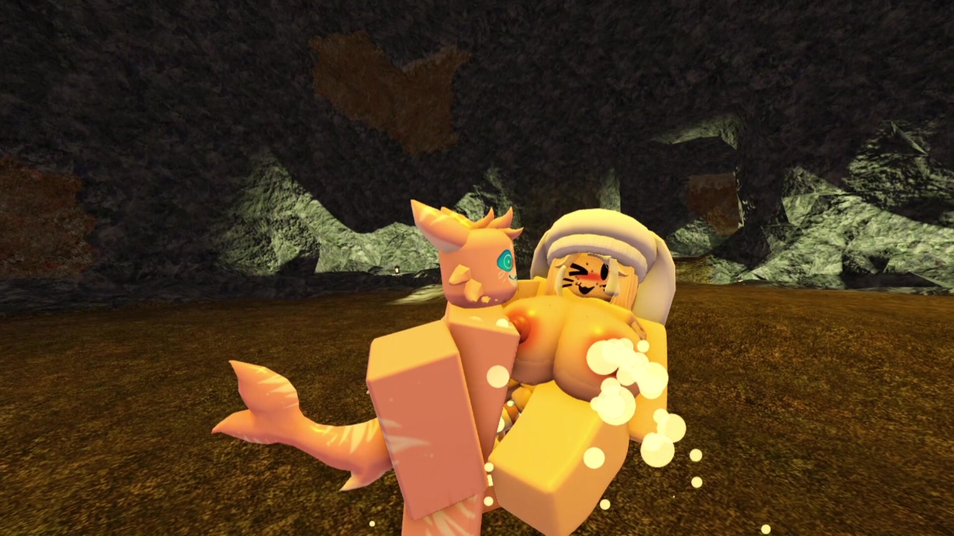 Futanari écoloise coquine festin tentacule lapin échi