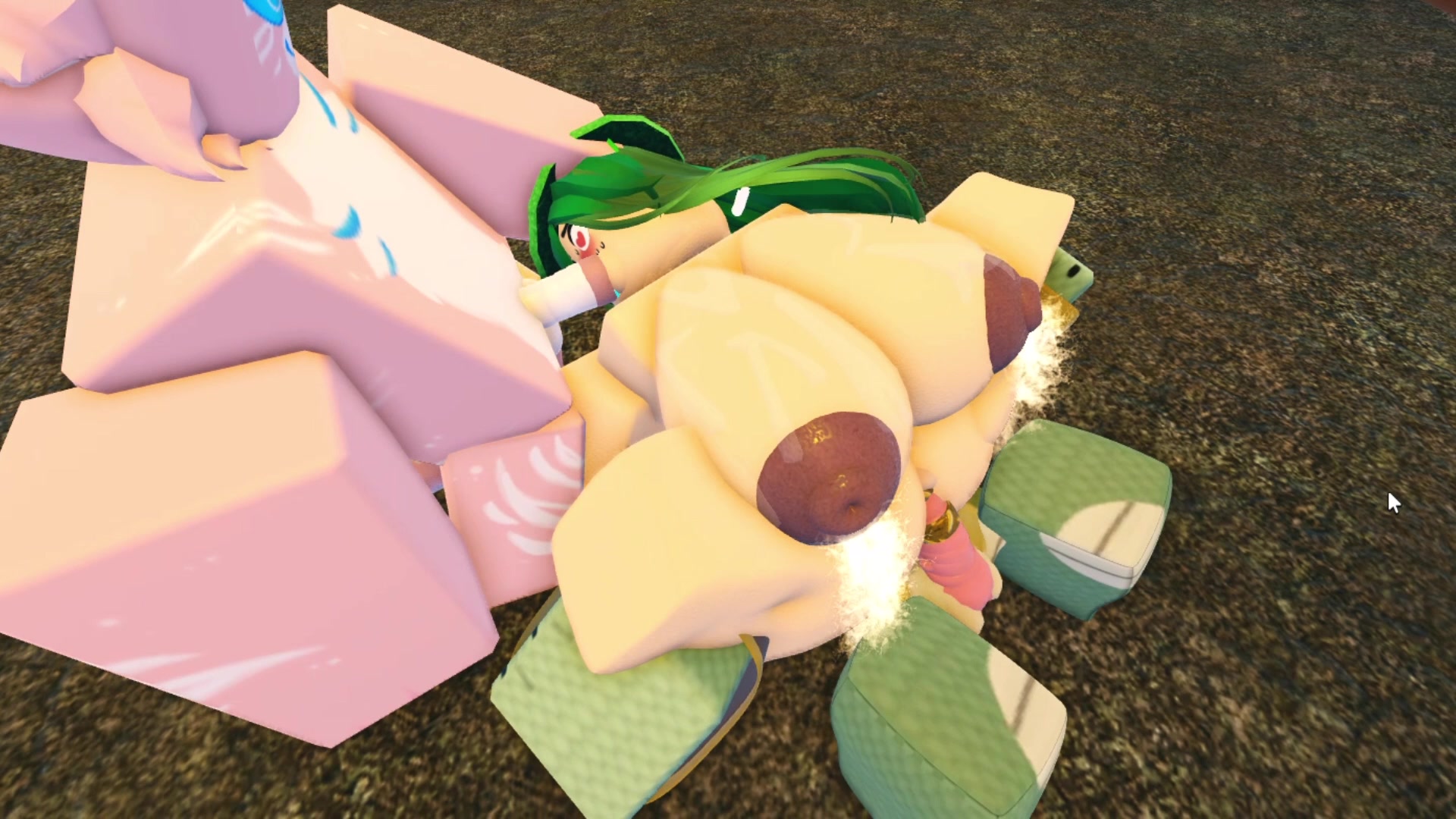 Chanceuse garce se fait dévorer par whorblox