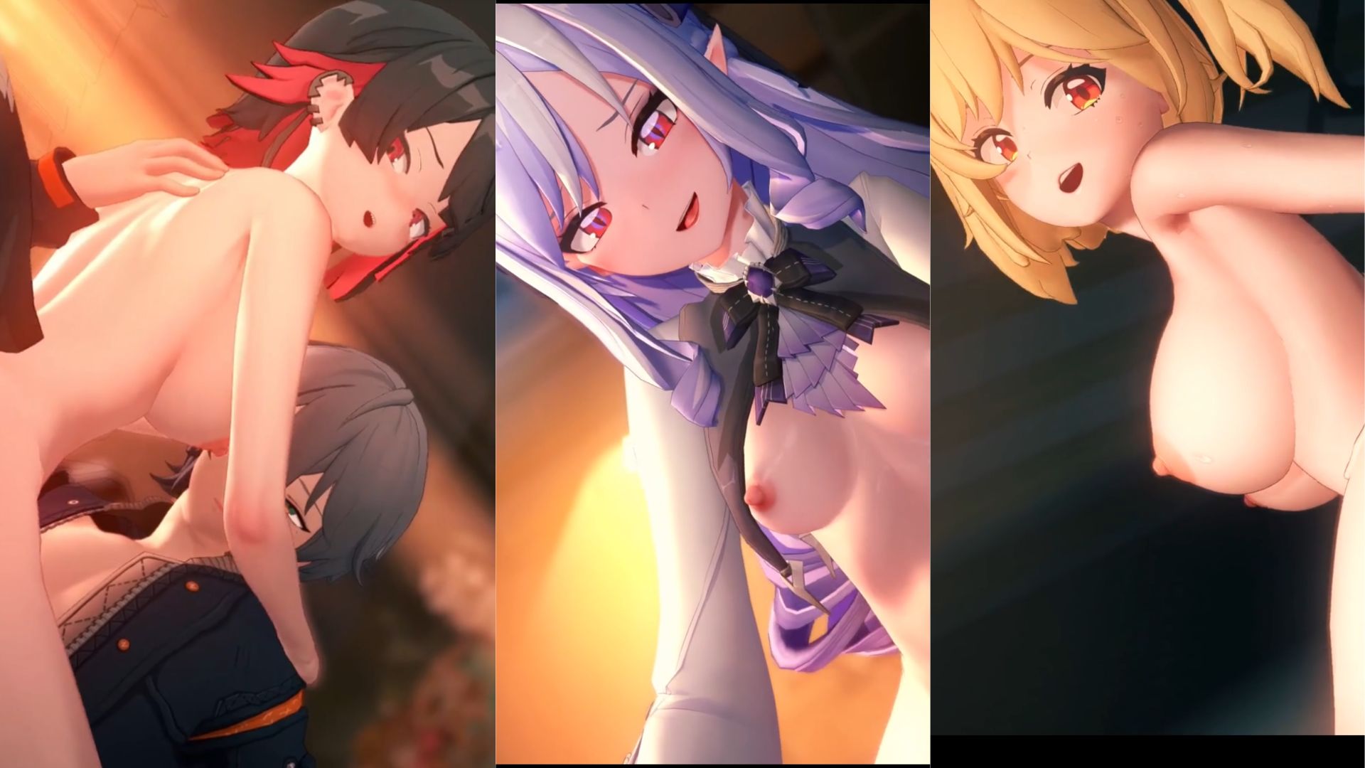 Intense ecchi schoolgirl action