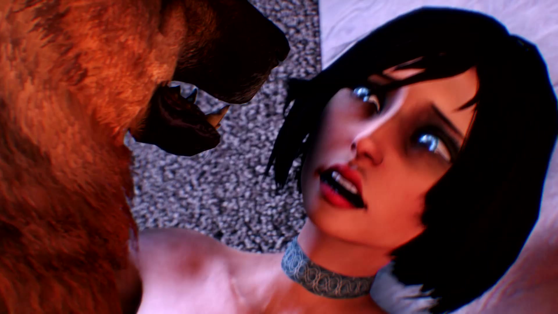 сексуальная элизабет и собака