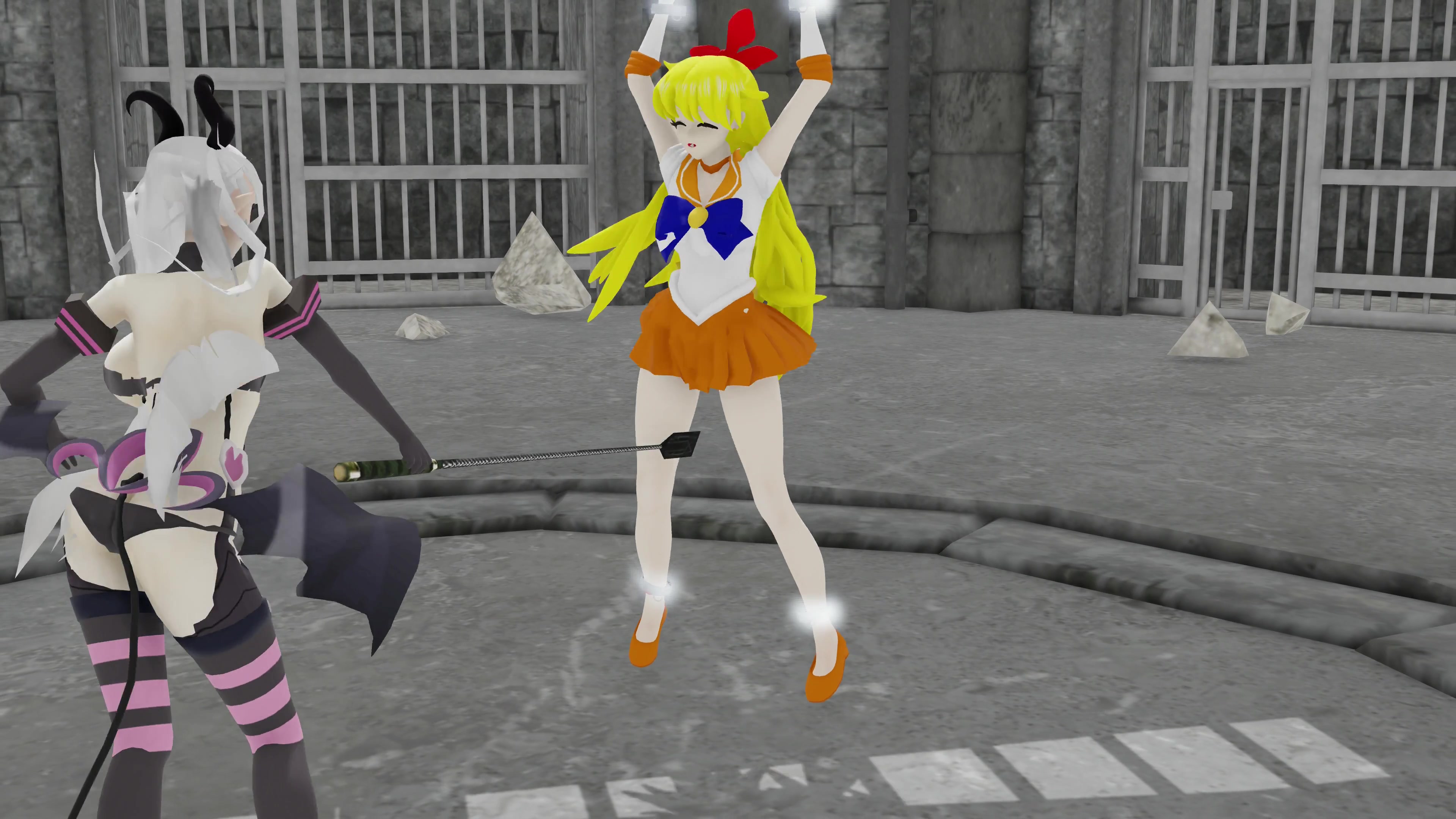 淫乱なサキュバスがセーラーヴィーナスを誘惑