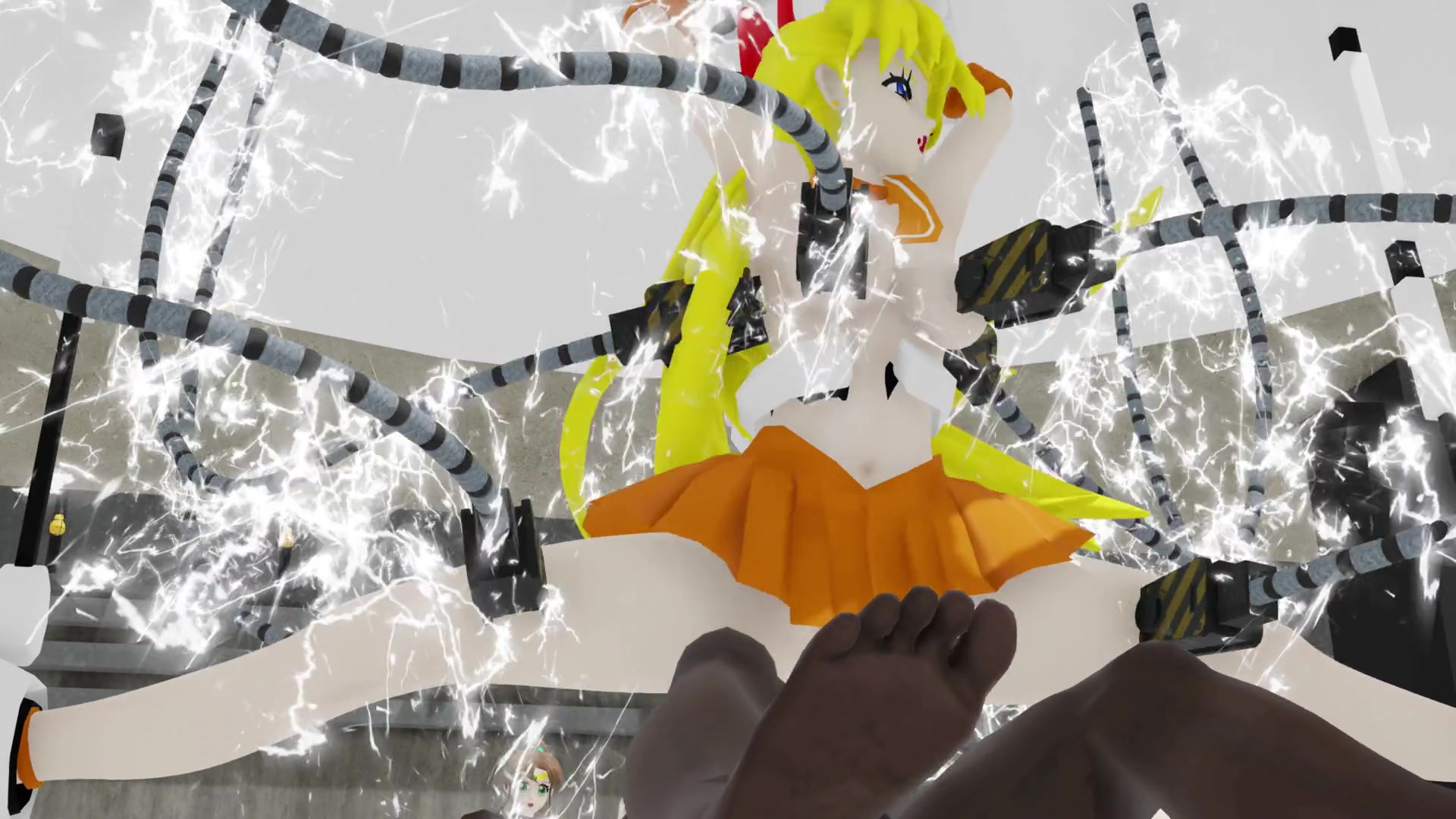 触手ふたなり女子学生に敗れたセーラーヴィーナス