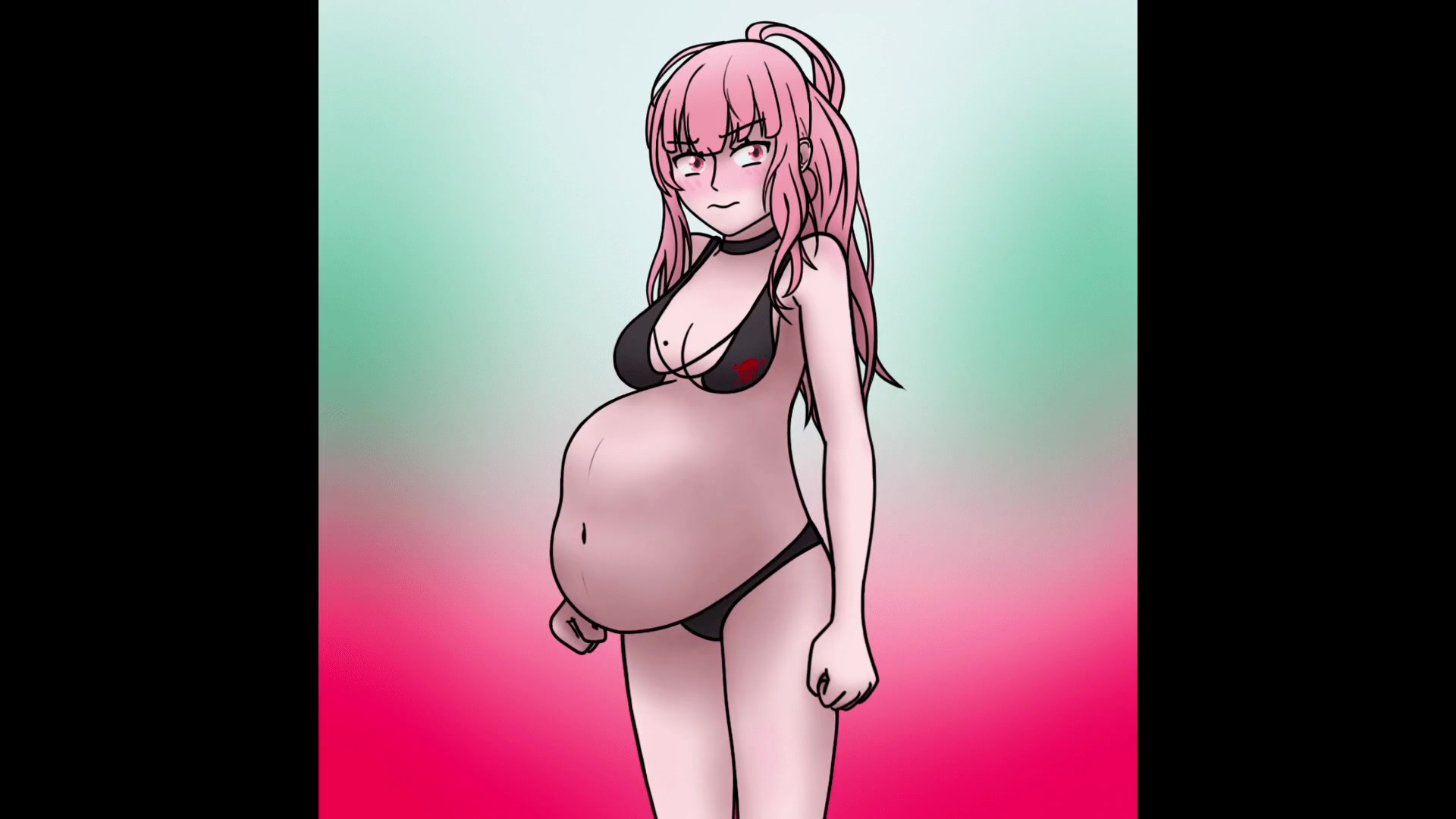 Sweetcutewitch's post-vore ecchi futa tentacle schoolgirl scene