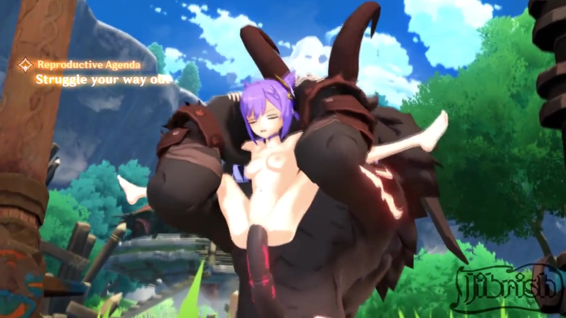 刻晴遇见丘丘暴徒