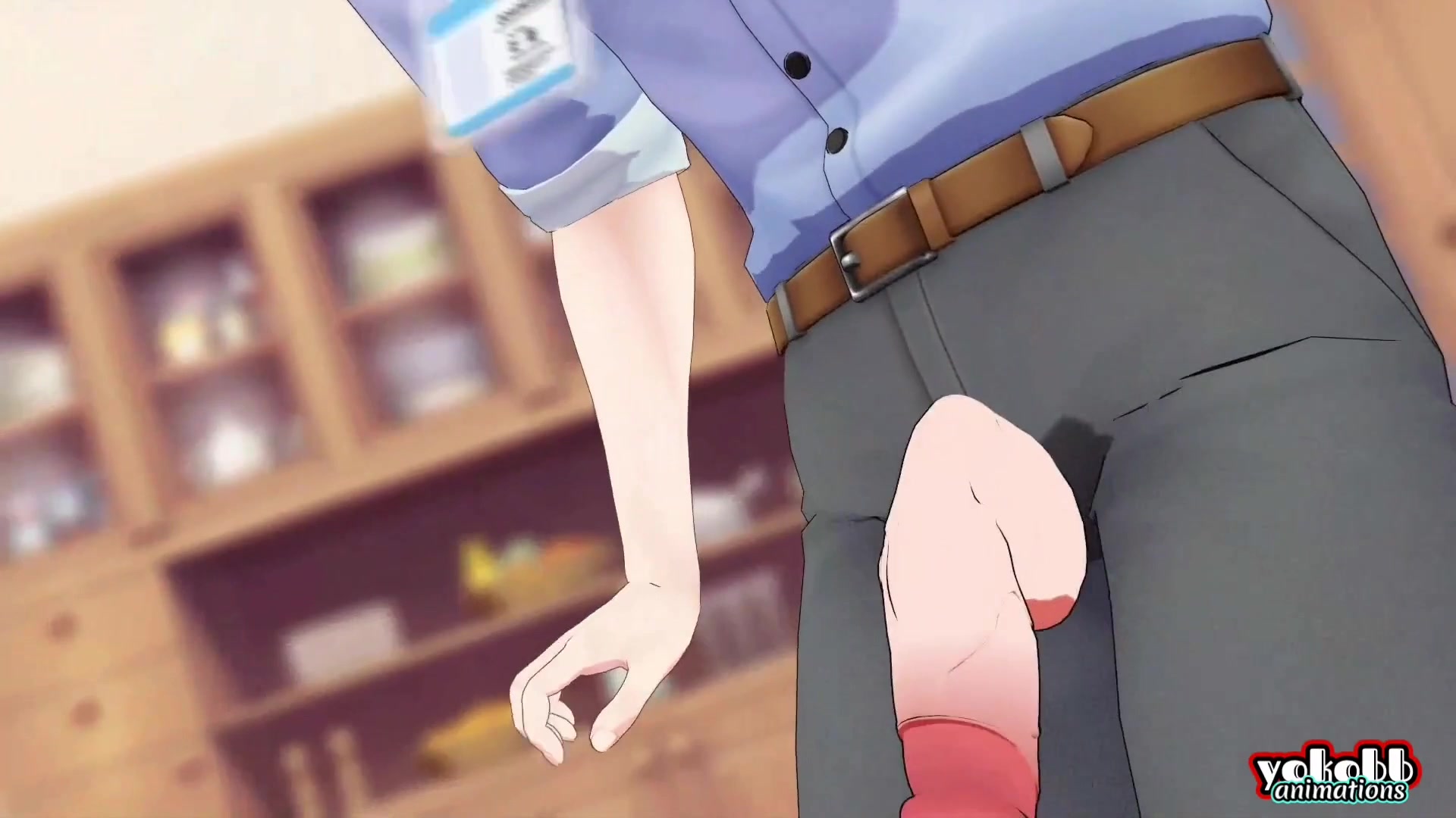 变态老板被女学生踢蛋蛋