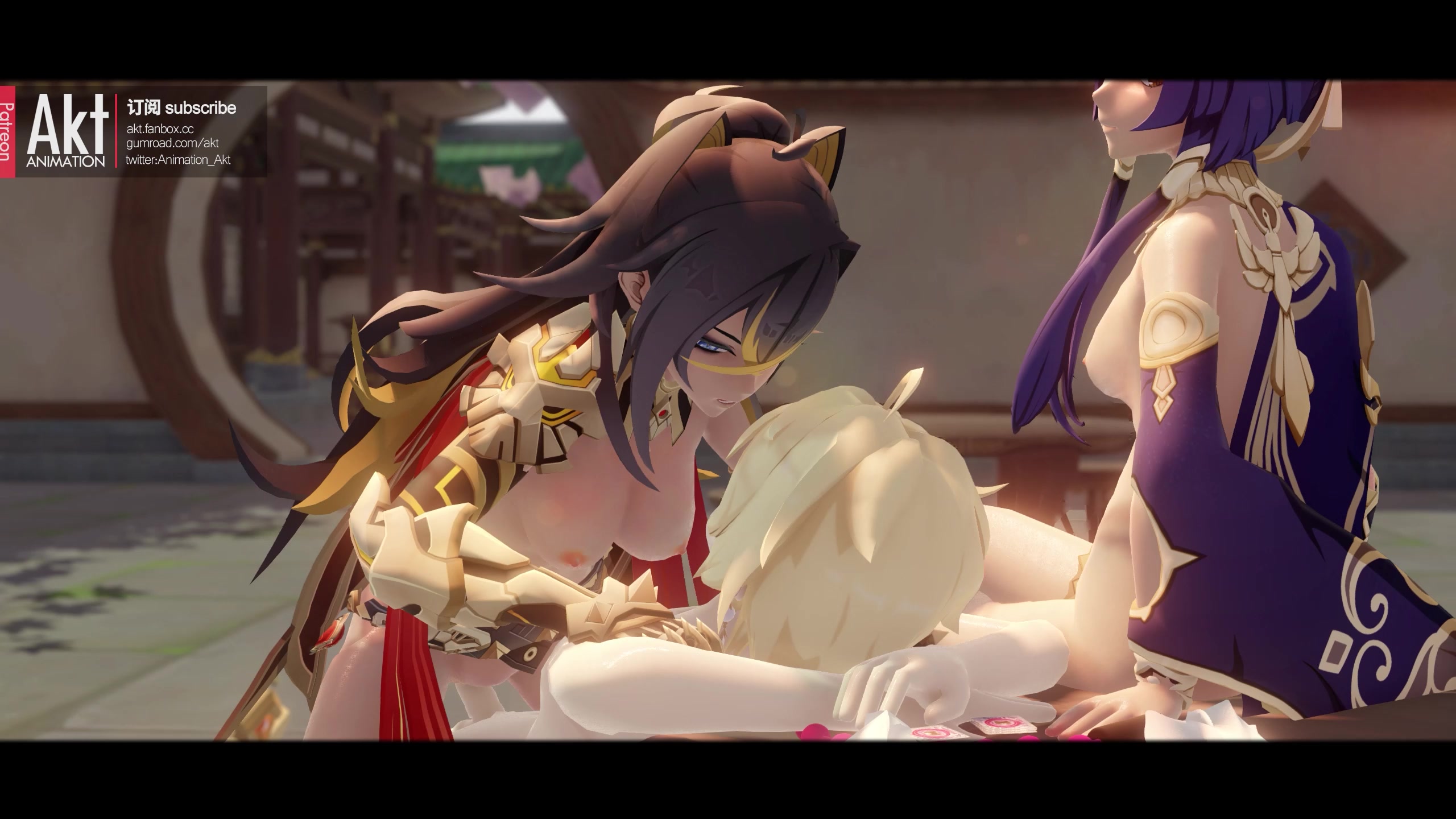 Dehya和candace调皮的色情场景